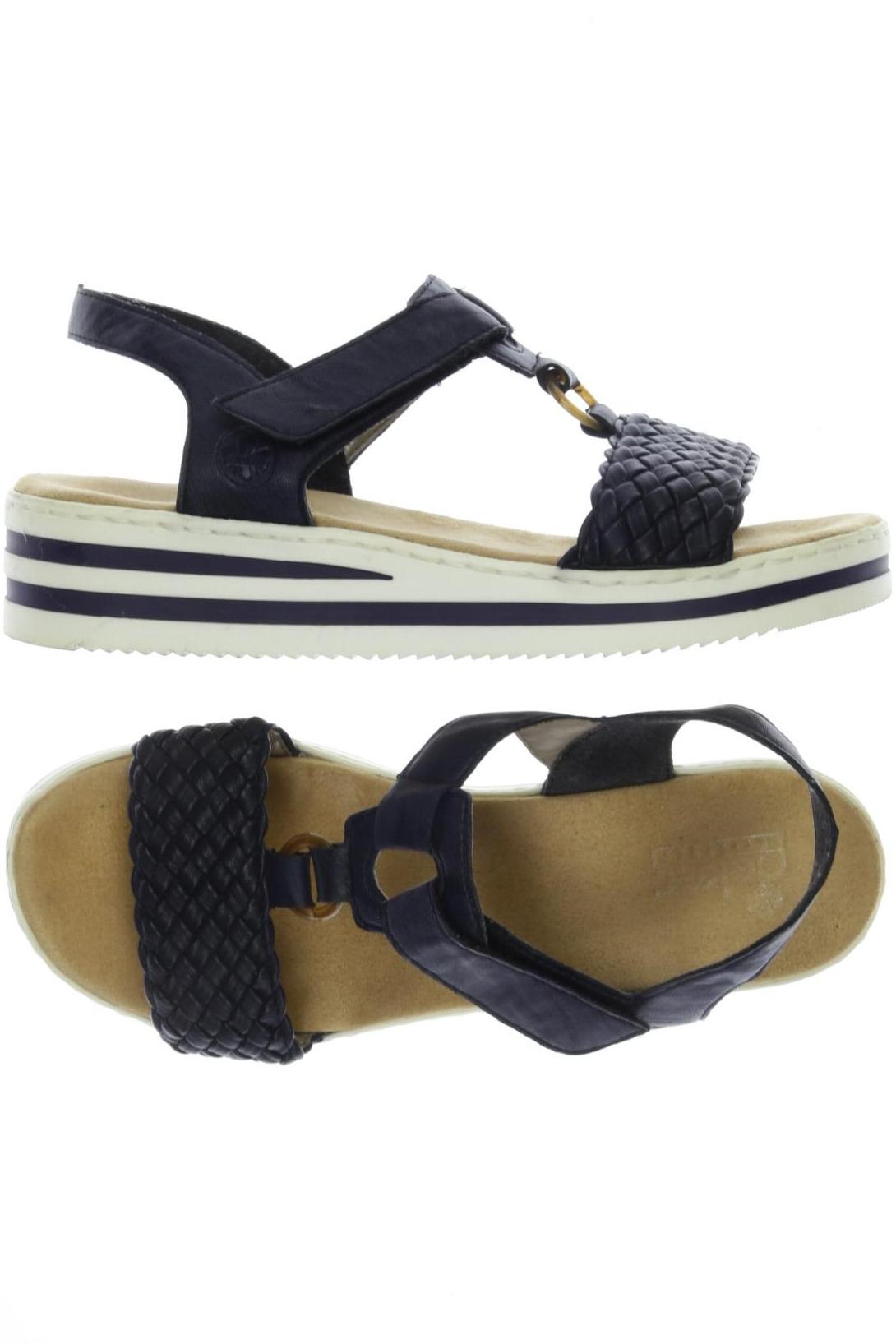 

Rieker Damen Sandale, marineblau, Gr. 40