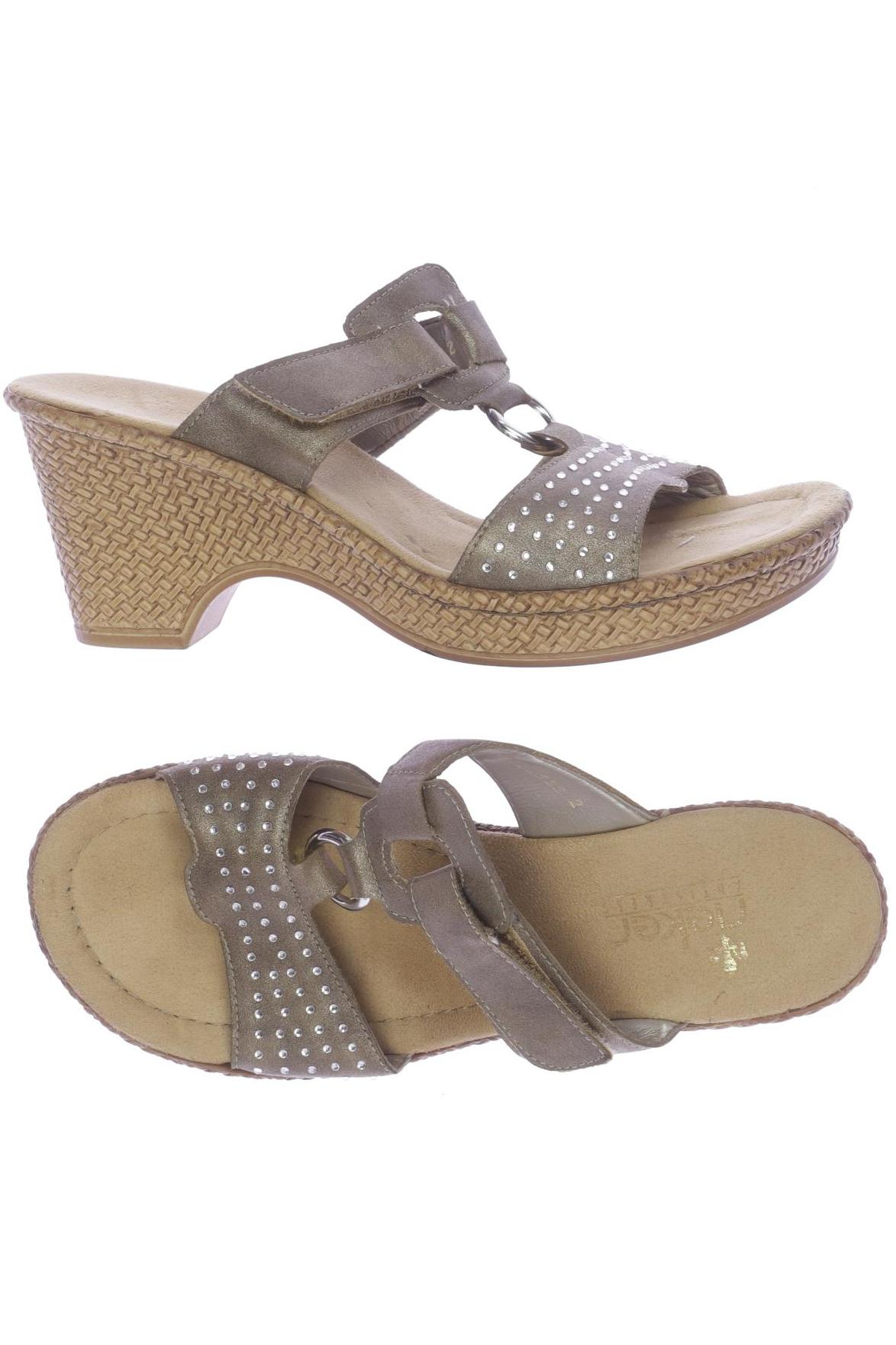 

Rieker Damen Sandale, beige, Gr. 39