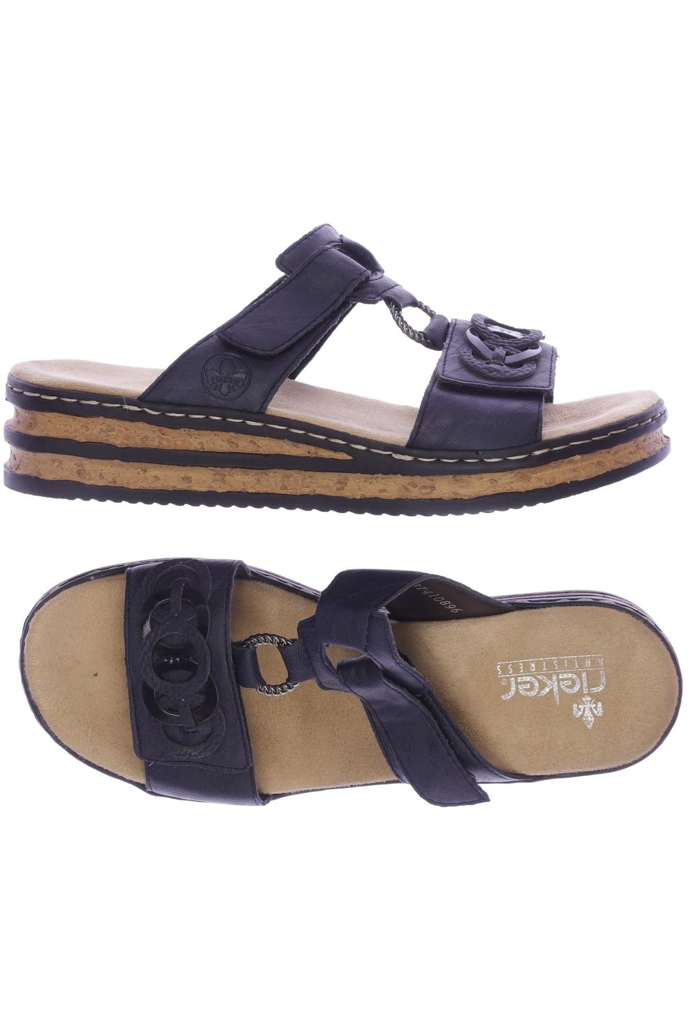 

Rieker Damen Sandale, marineblau, Gr. 38