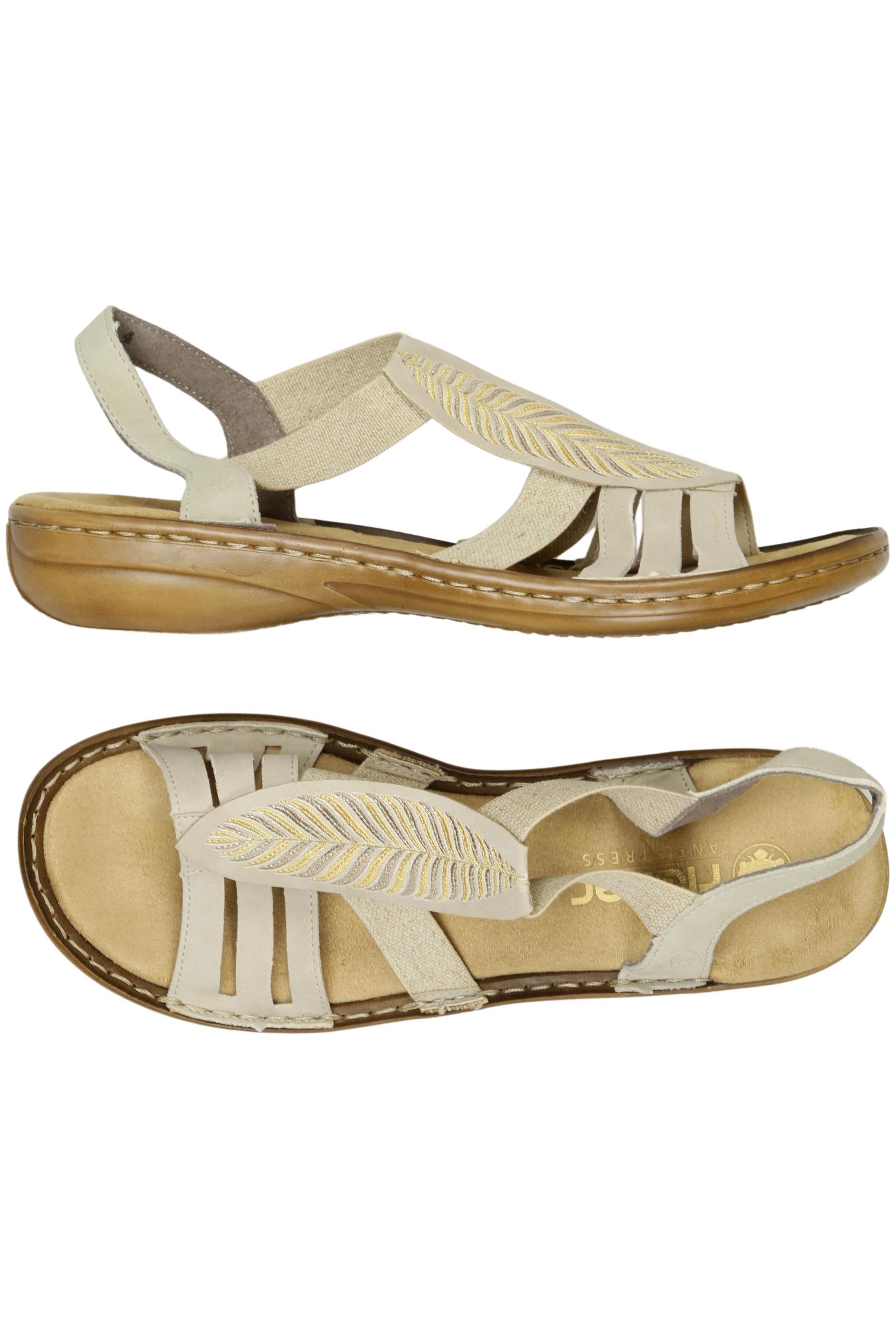 

Rieker Damen Sandale, beige, Gr. 41