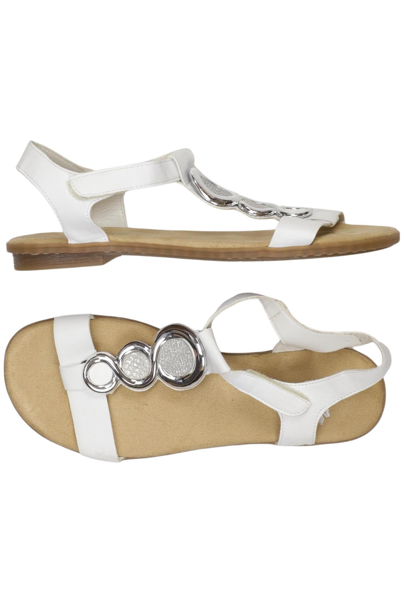 

Rieker Damen Sandale, weiß, Gr. 38