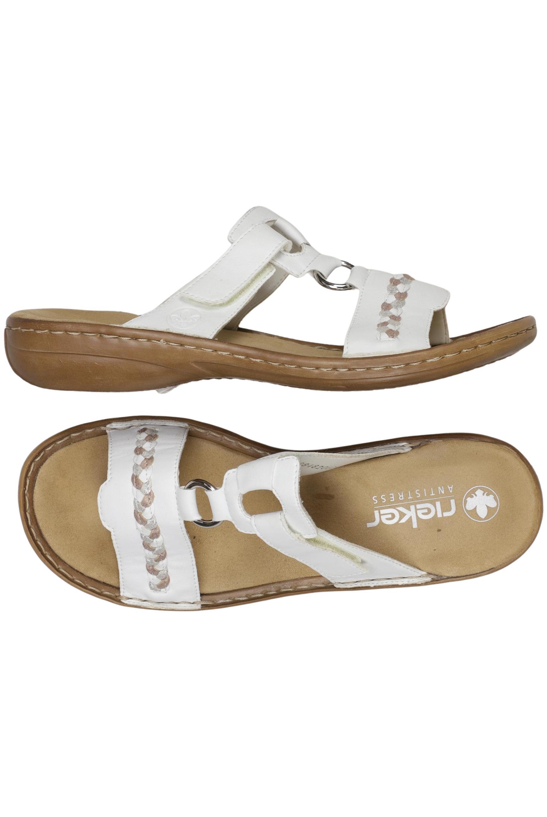 

Rieker Damen Sandale, weiß, Gr. 41