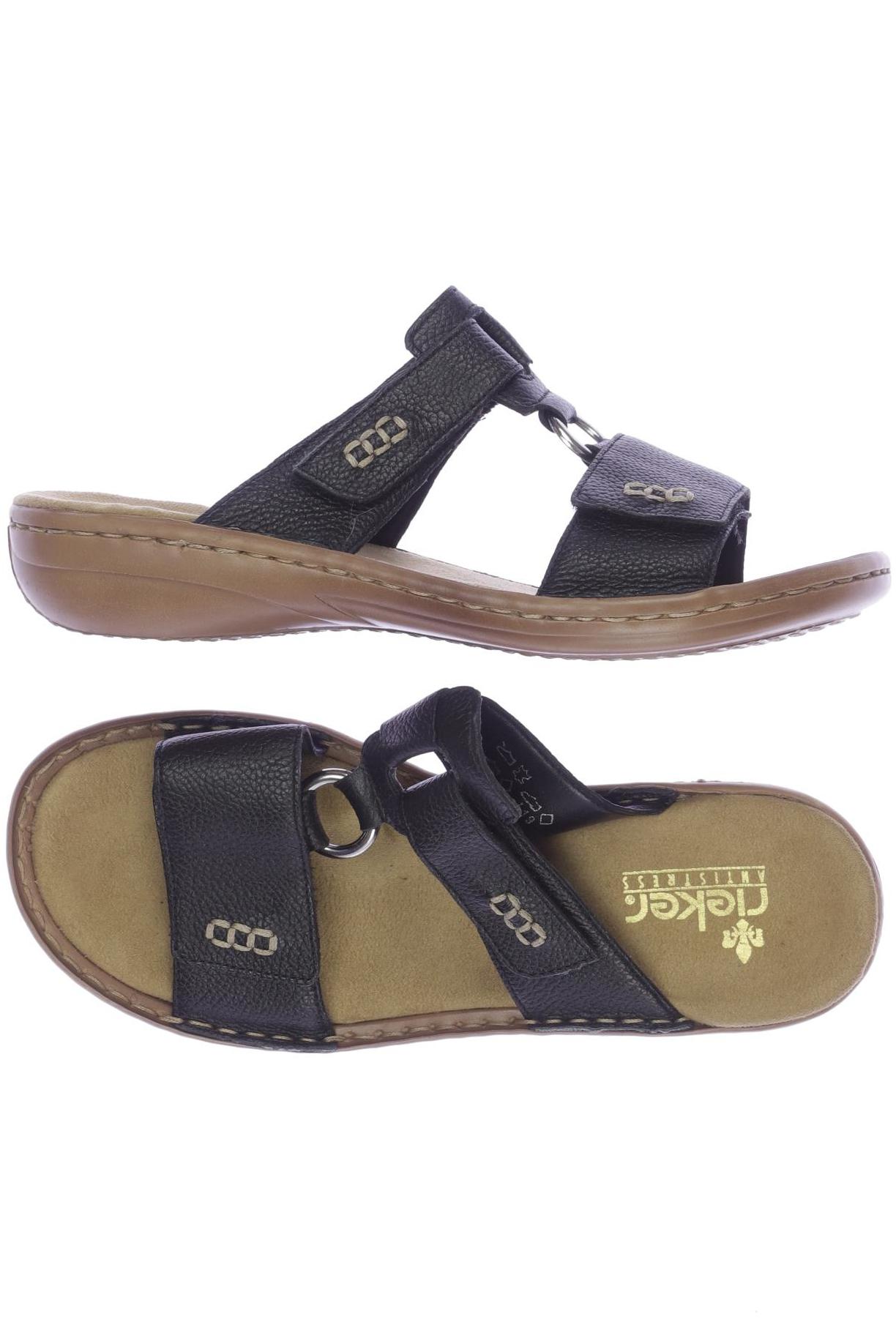 

Rieker Damen Sandale, schwarz, Gr. 37