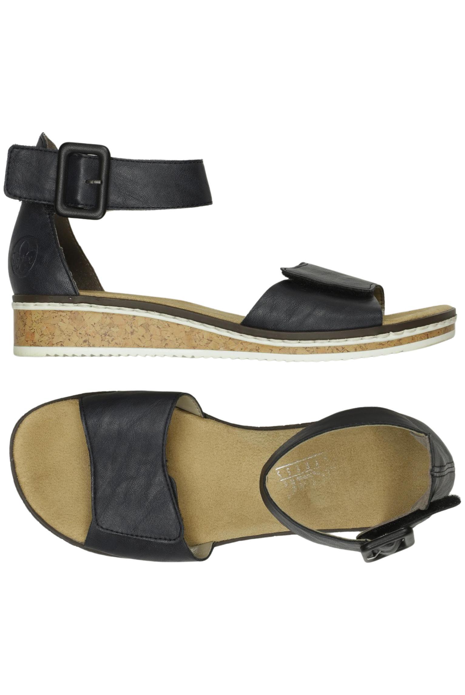 

Rieker Damen Sandale, marineblau, Gr. 38
