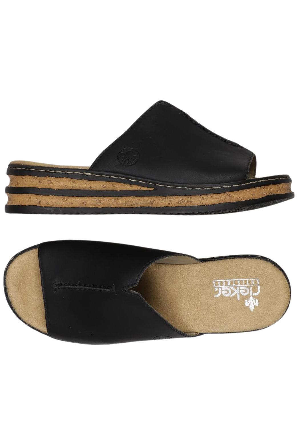 

Rieker Damen Sandale, schwarz, Gr. 38