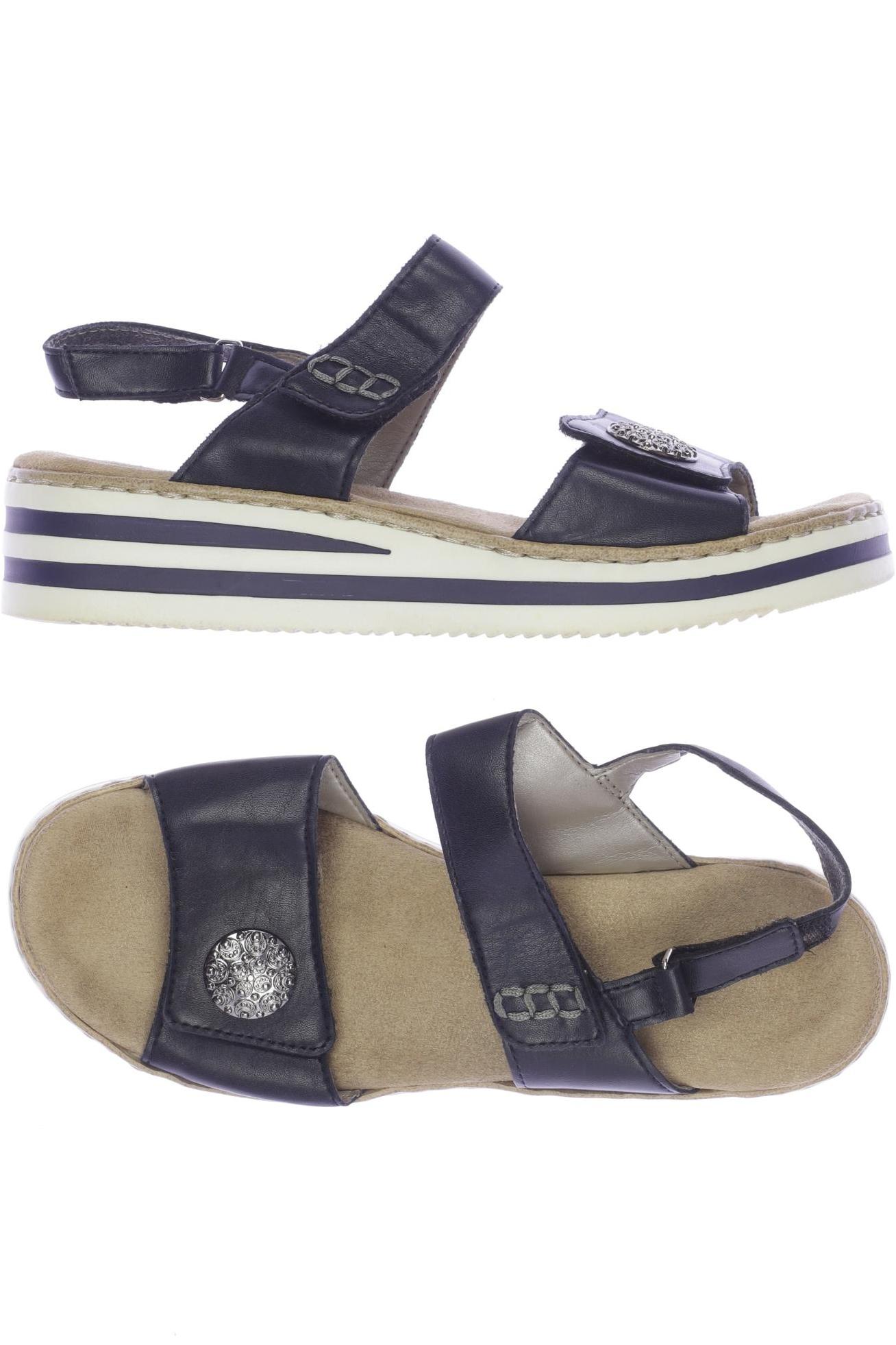 

Rieker Damen Sandale, marineblau, Gr. 38