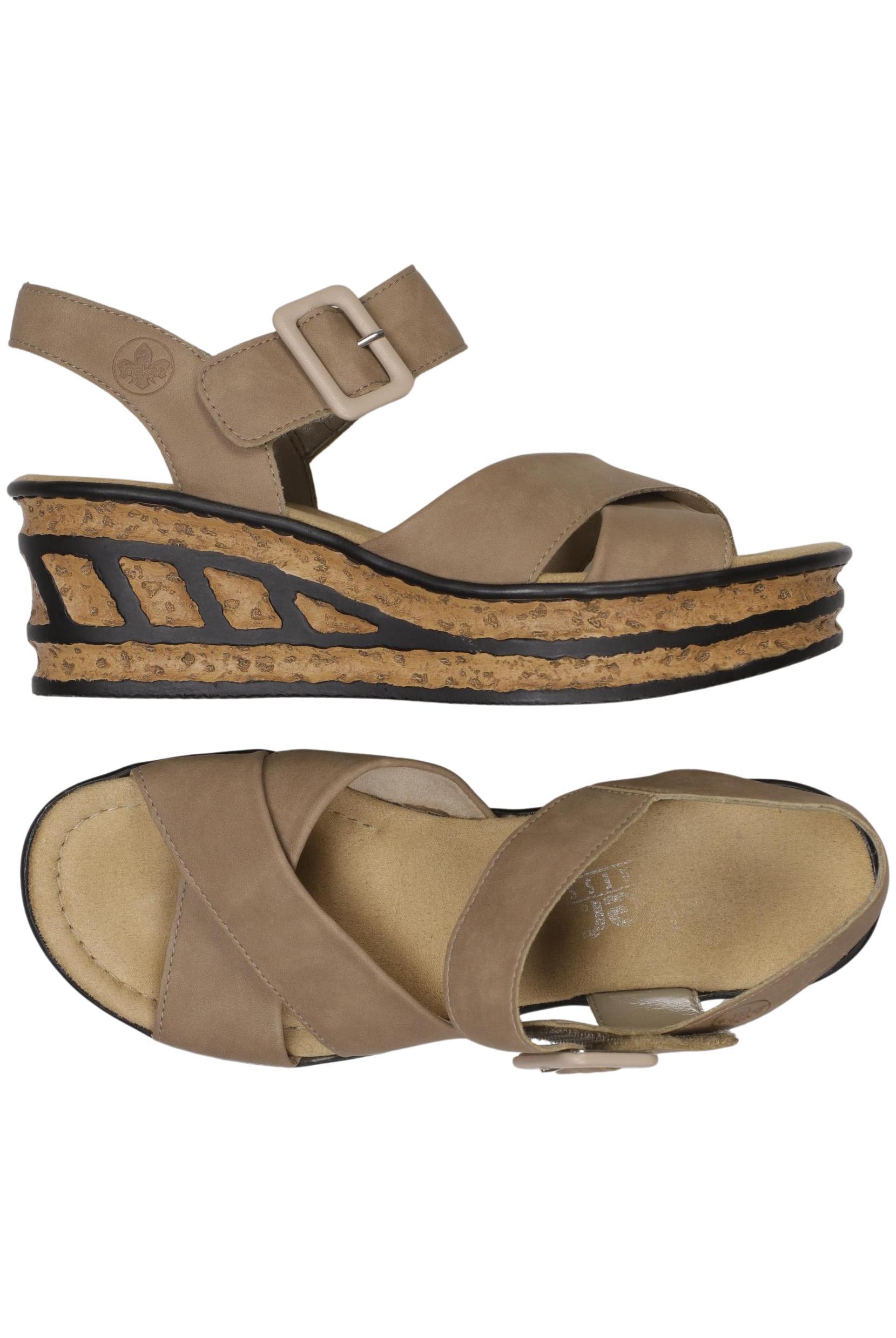 

Rieker Damen Sandale, beige, Gr. 39