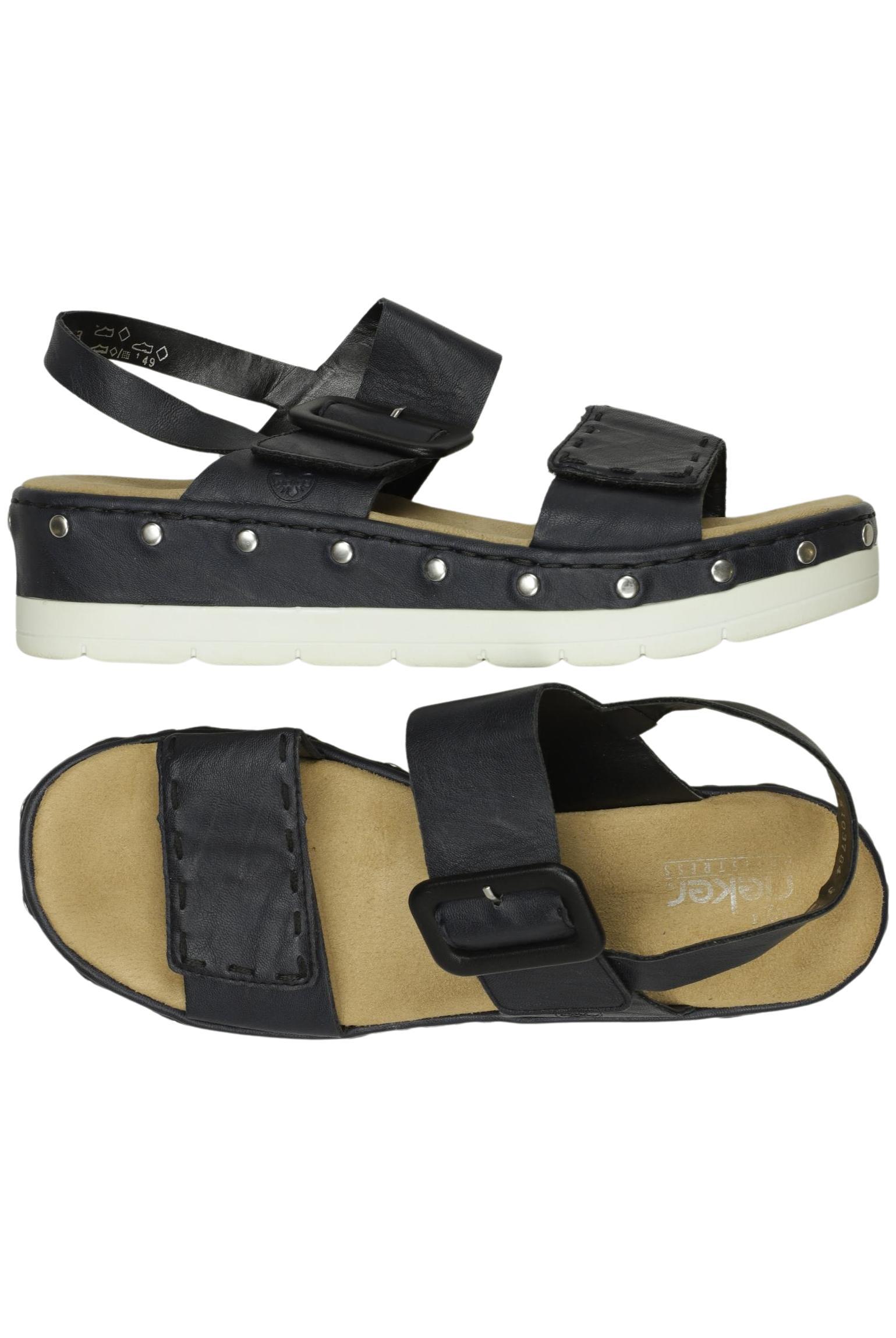 

Rieker Damen Sandale, marineblau, Gr. 41