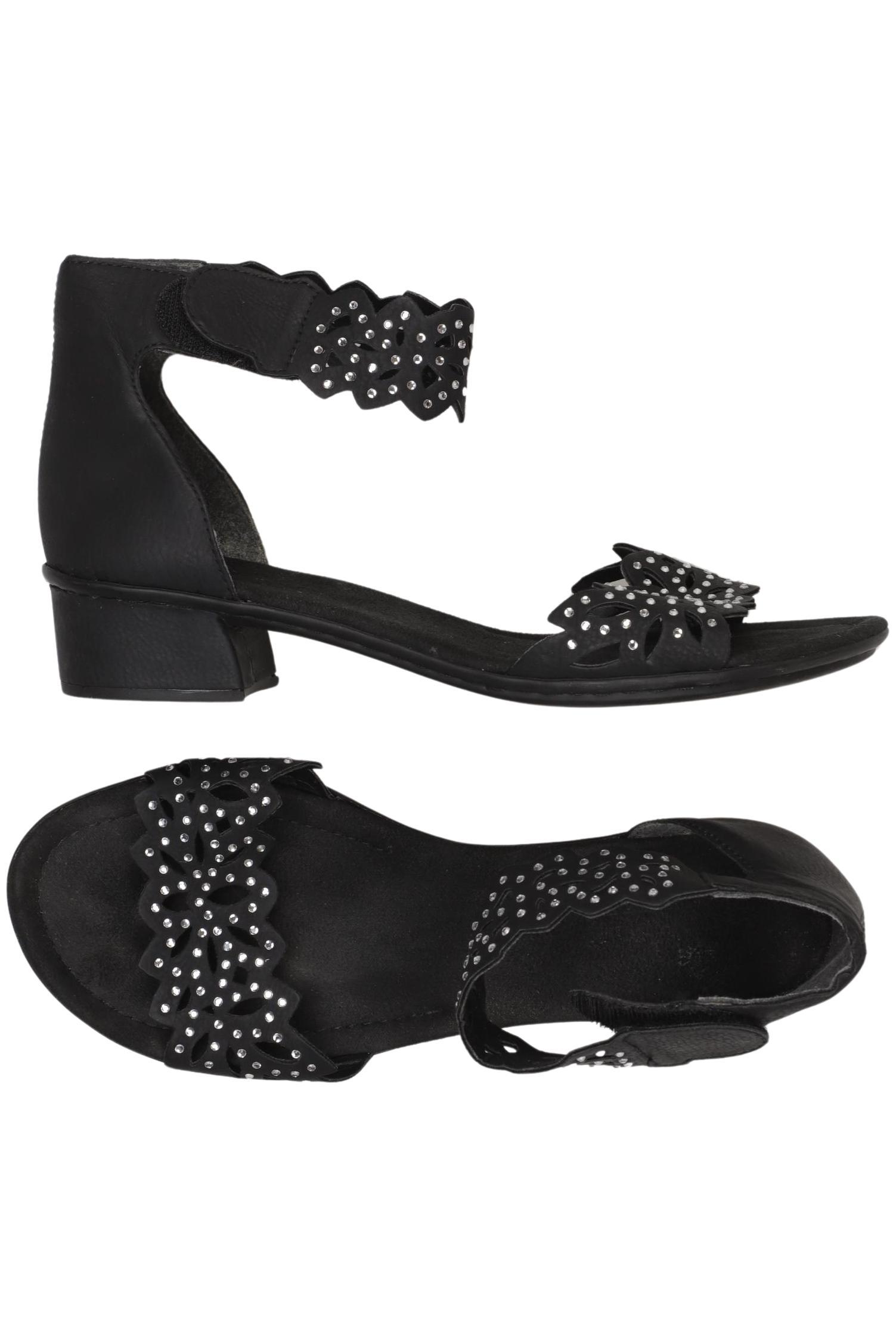 

Rieker Damen Sandale, schwarz, Gr. 39