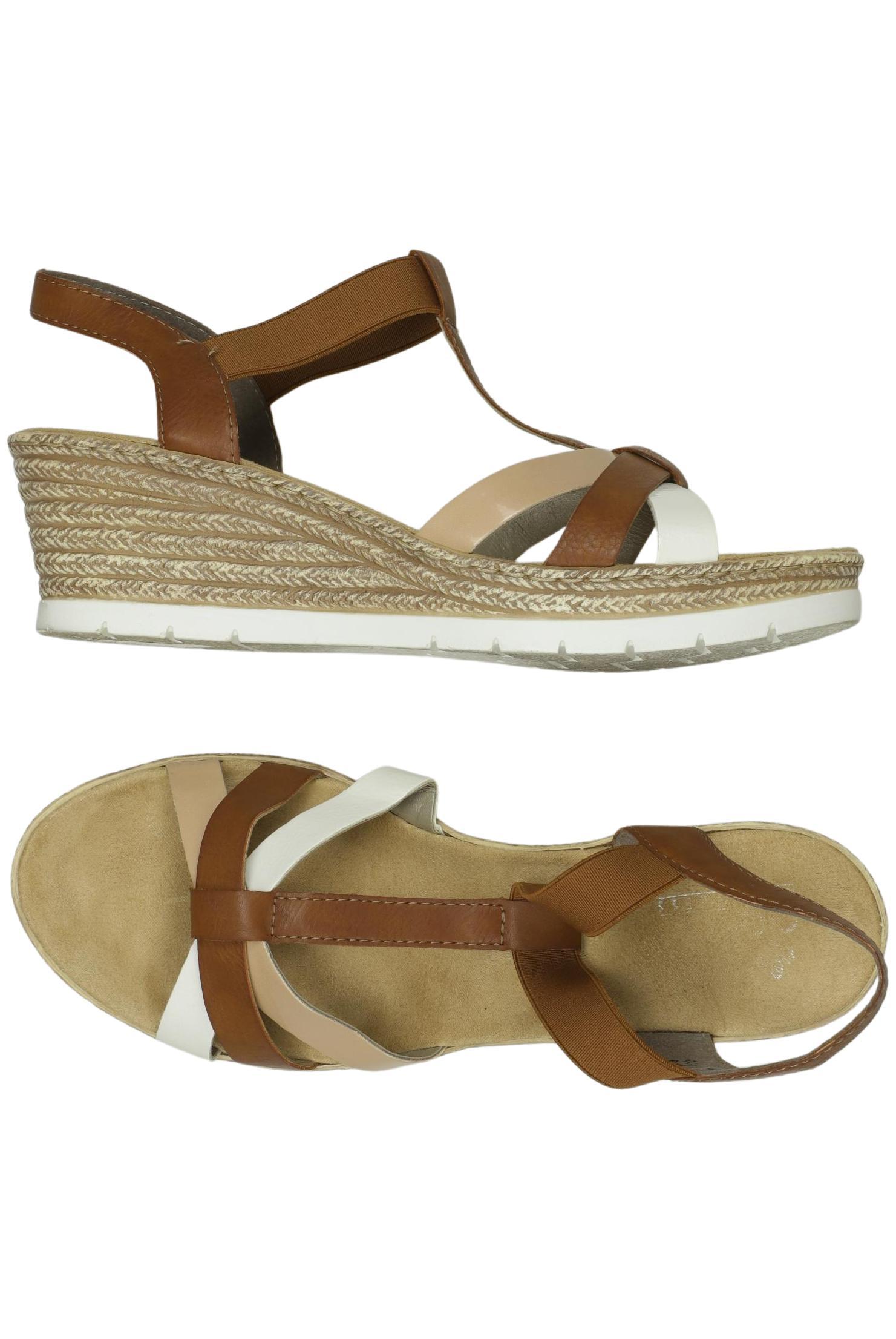 

Rieker Damen Sandale, braun, Gr. 40