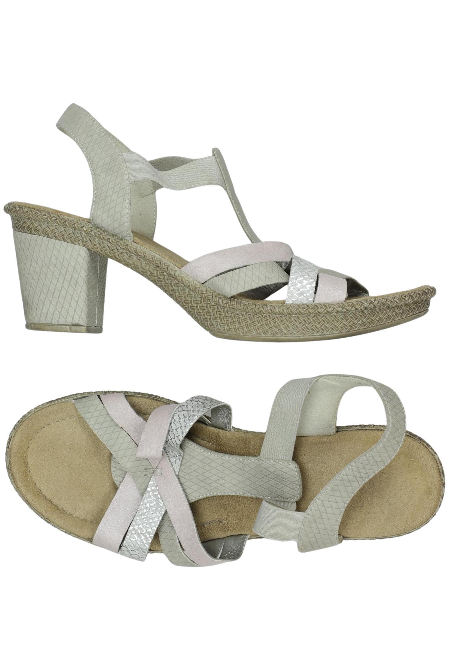 

Rieker Damen Sandale, beige, Gr. 41