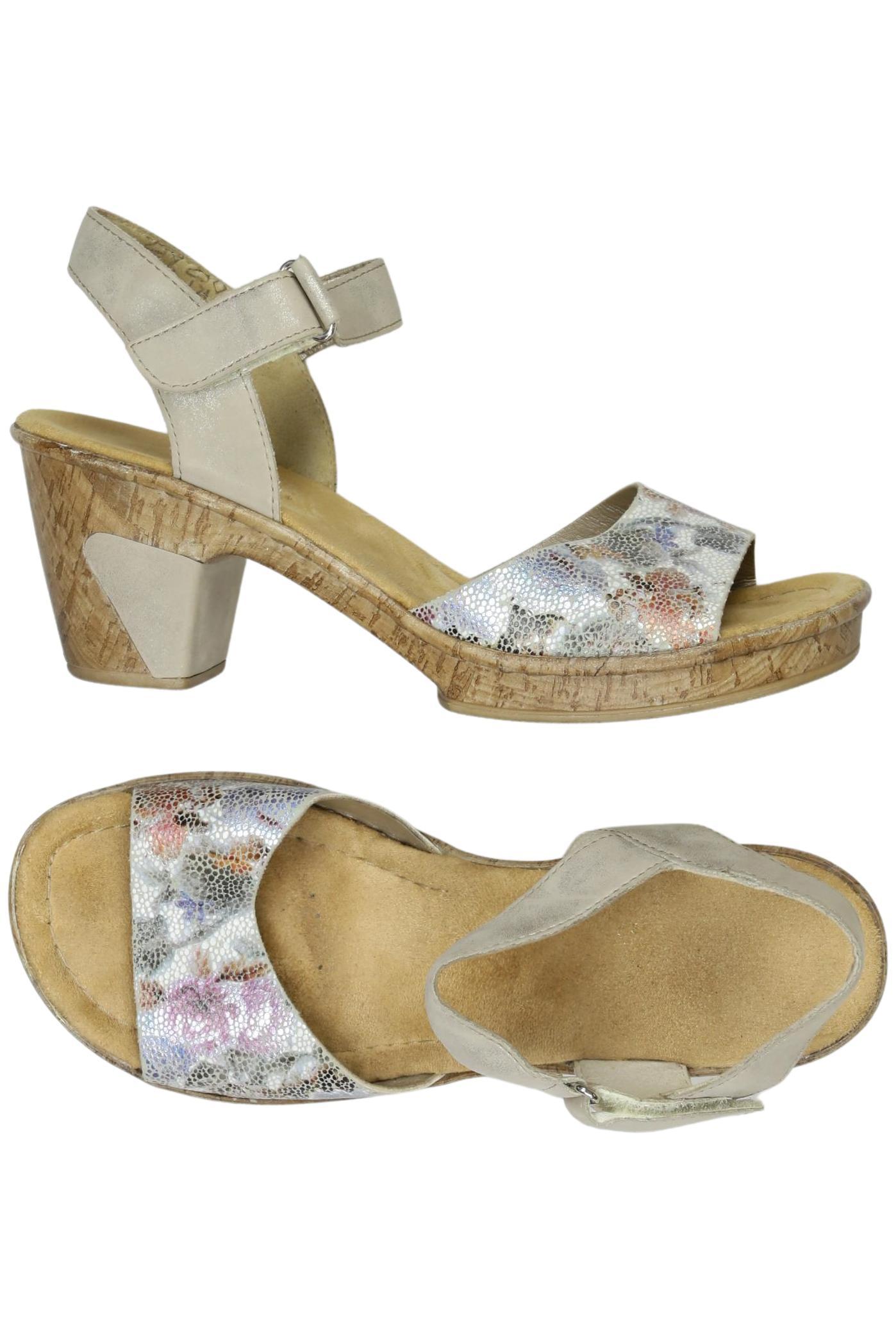 

Rieker Damen Sandale, beige, Gr. 39