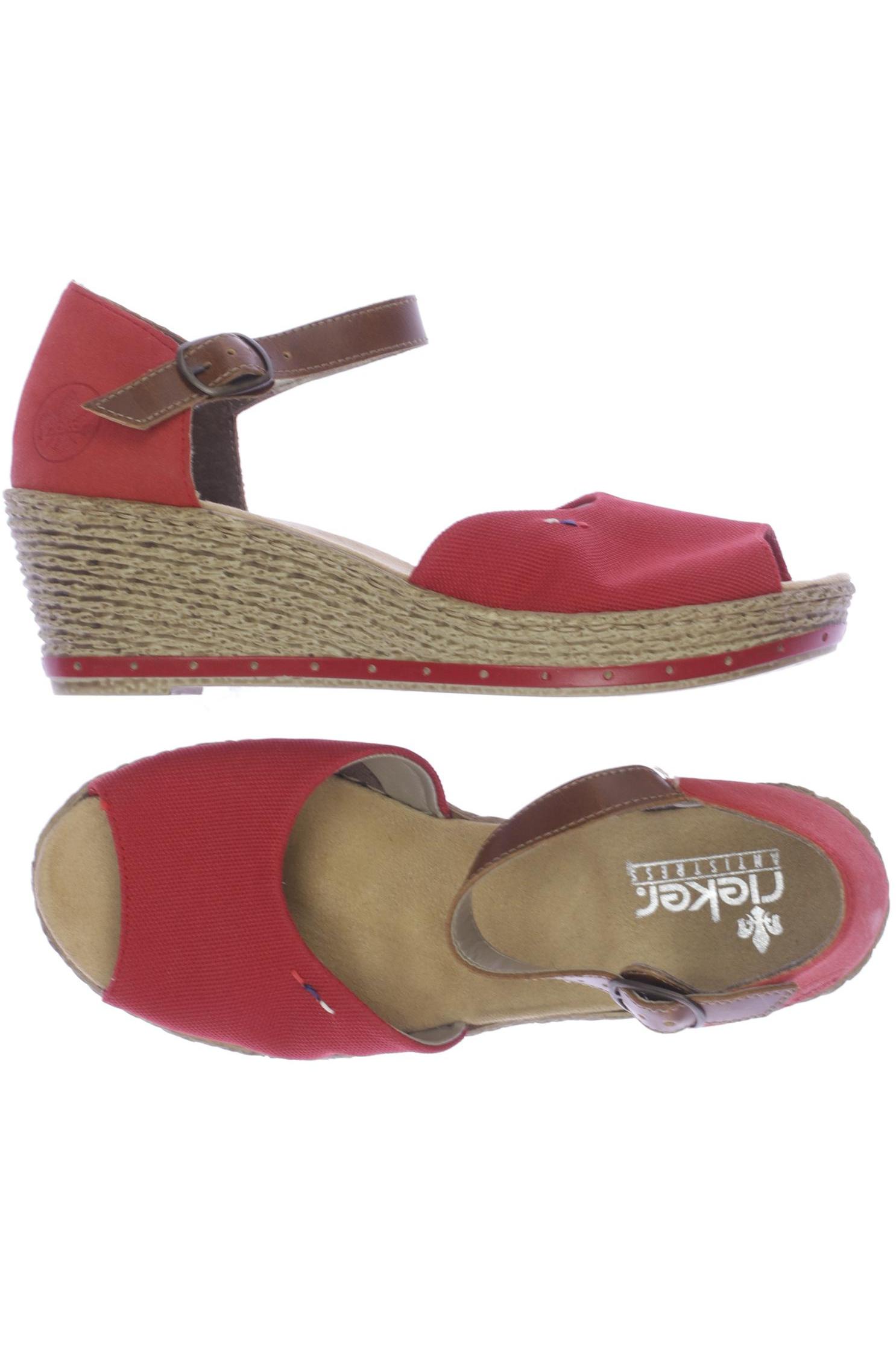 

Rieker Damen Sandale, rot, Gr. 36