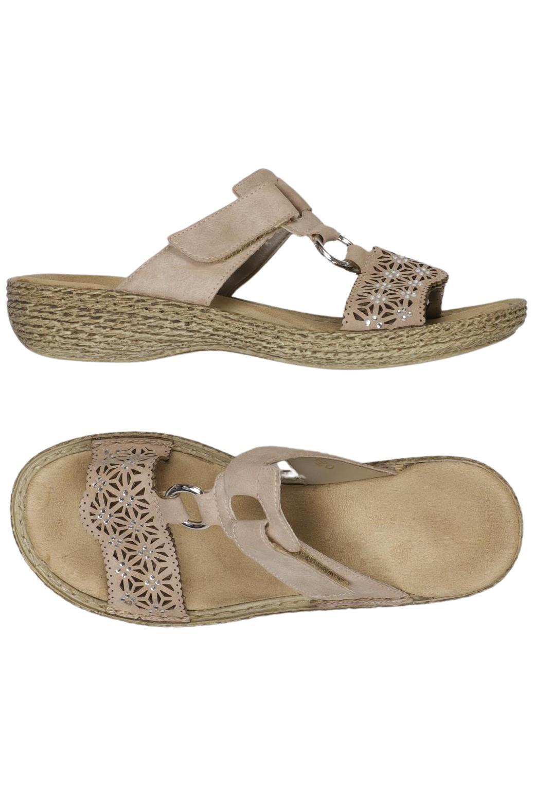 

Rieker Damen Sandale, beige, Gr. 37