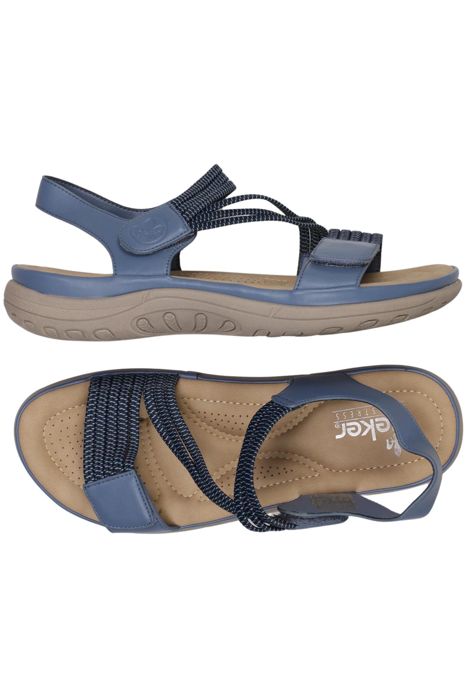 

Rieker Damen Sandale, blau, Gr. 39