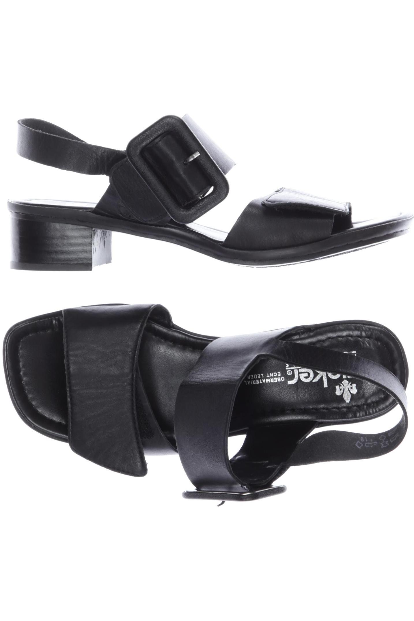 

Rieker Damen Sandale, schwarz, Gr. 36