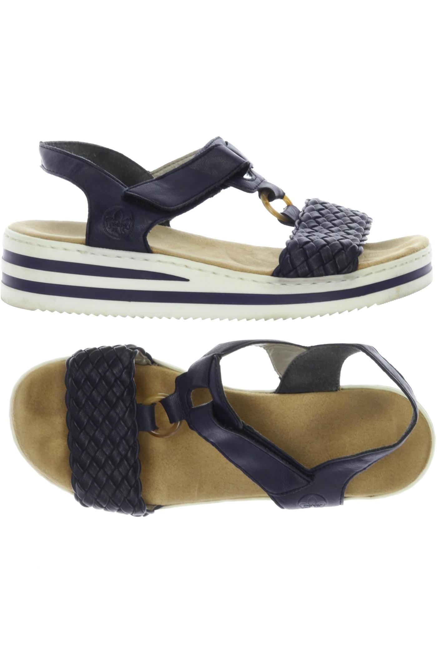 

Rieker Damen Sandale, marineblau, Gr. 38