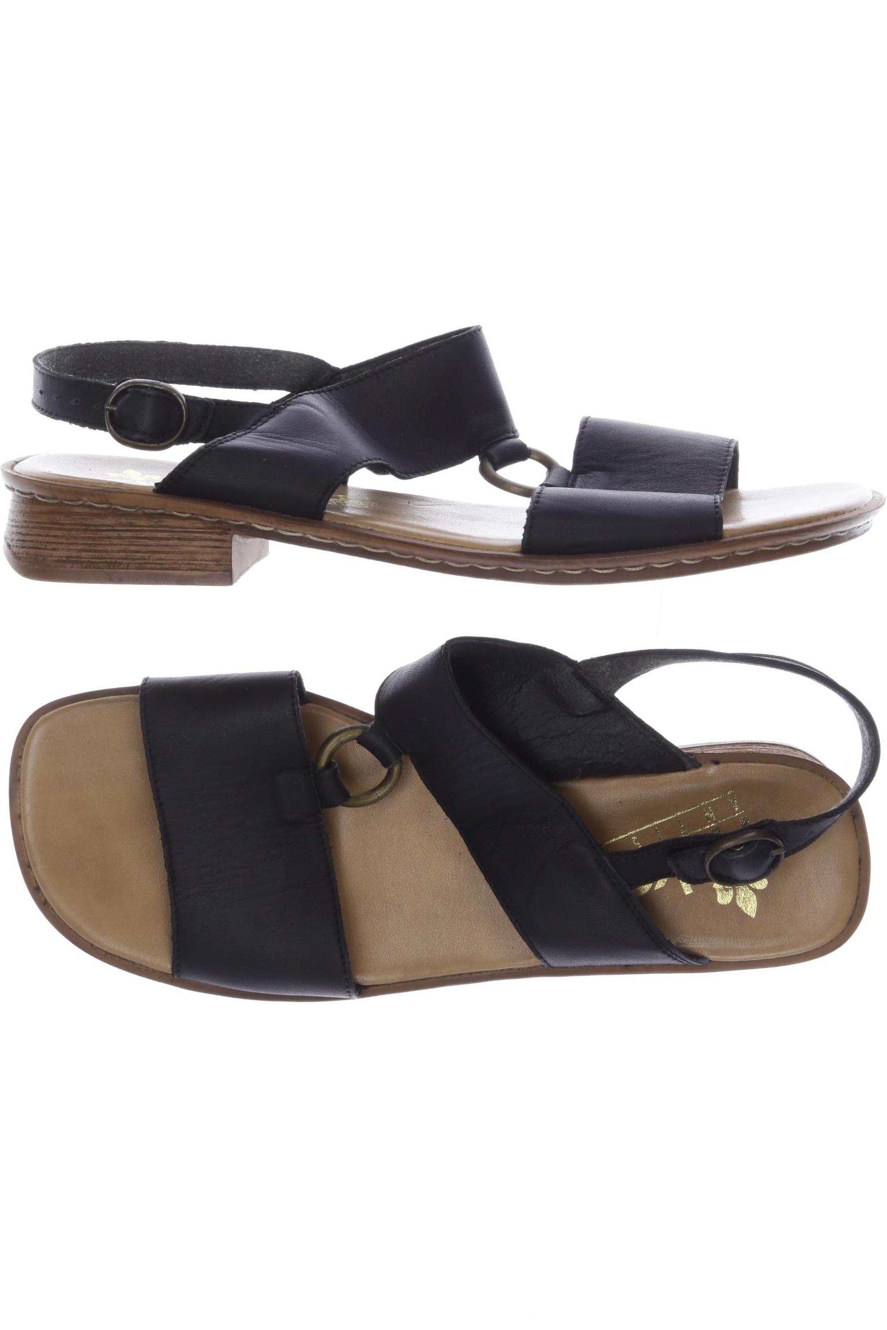 

Rieker Damen Sandale, schwarz, Gr. 39