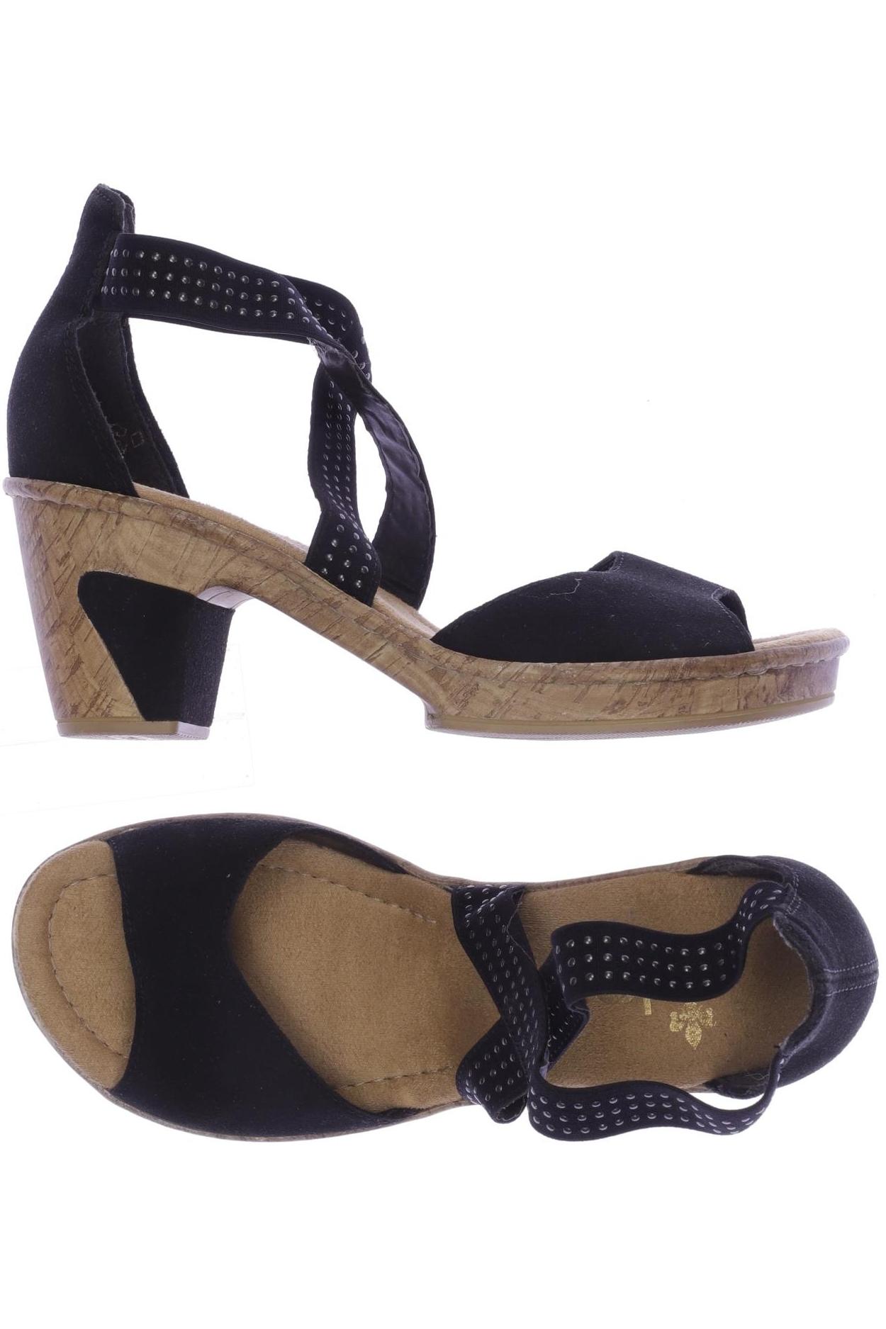 

Rieker Damen Sandale, schwarz, Gr. 36