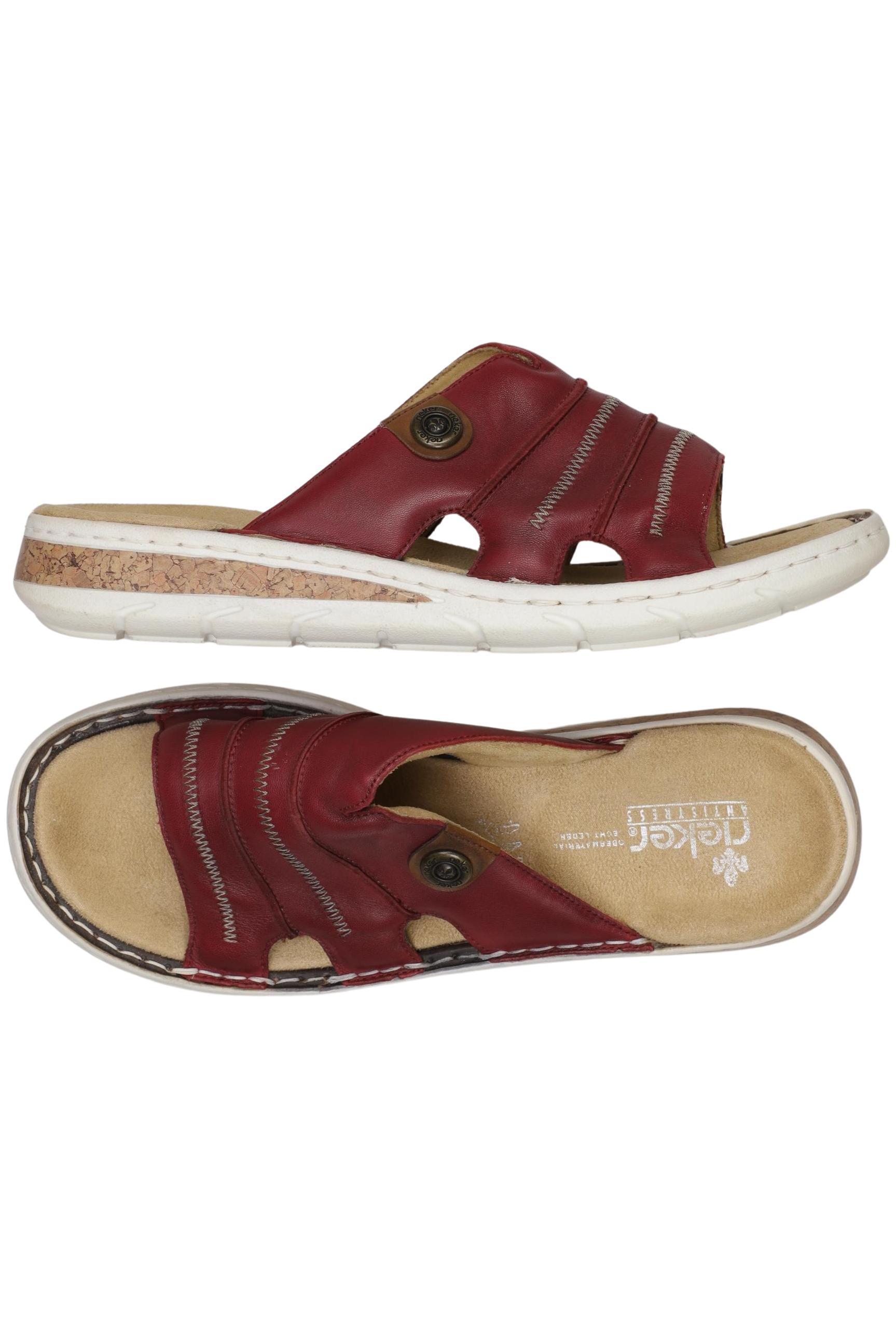 

Rieker Damen Sandale, rot, Gr. 41