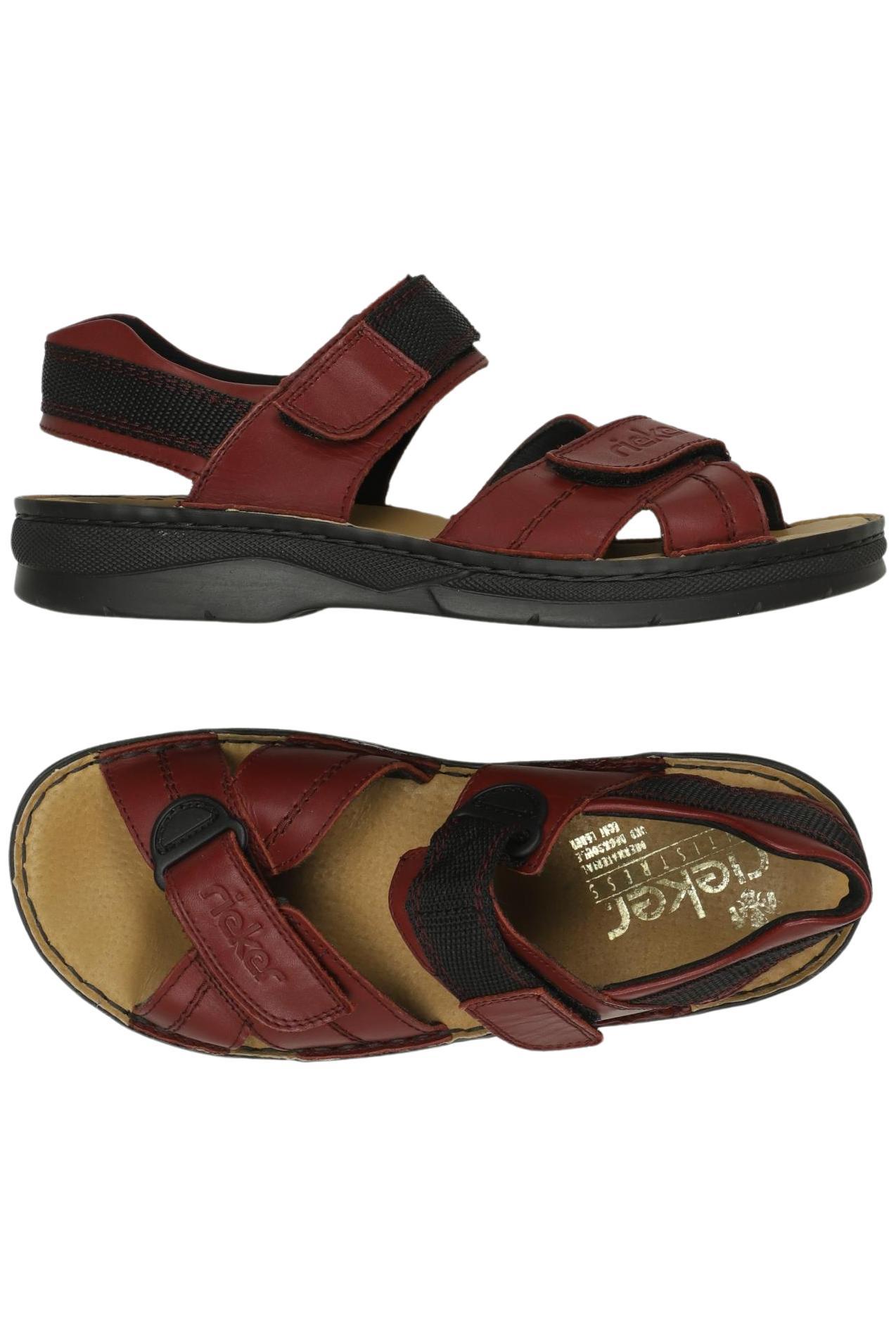 

Rieker Damen Sandale, bordeaux, Gr. 38