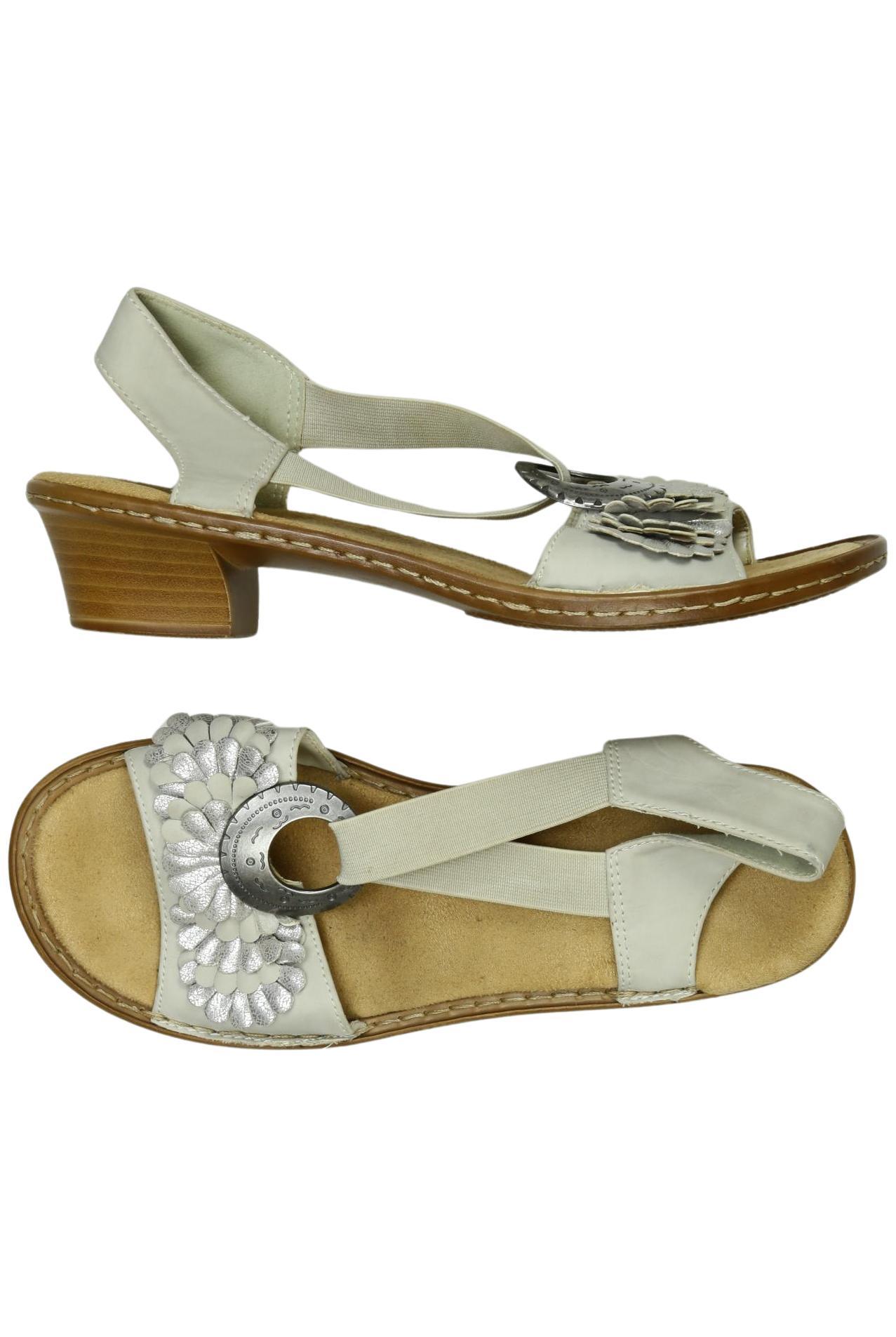 

Rieker Damen Sandale, beige, Gr. 38
