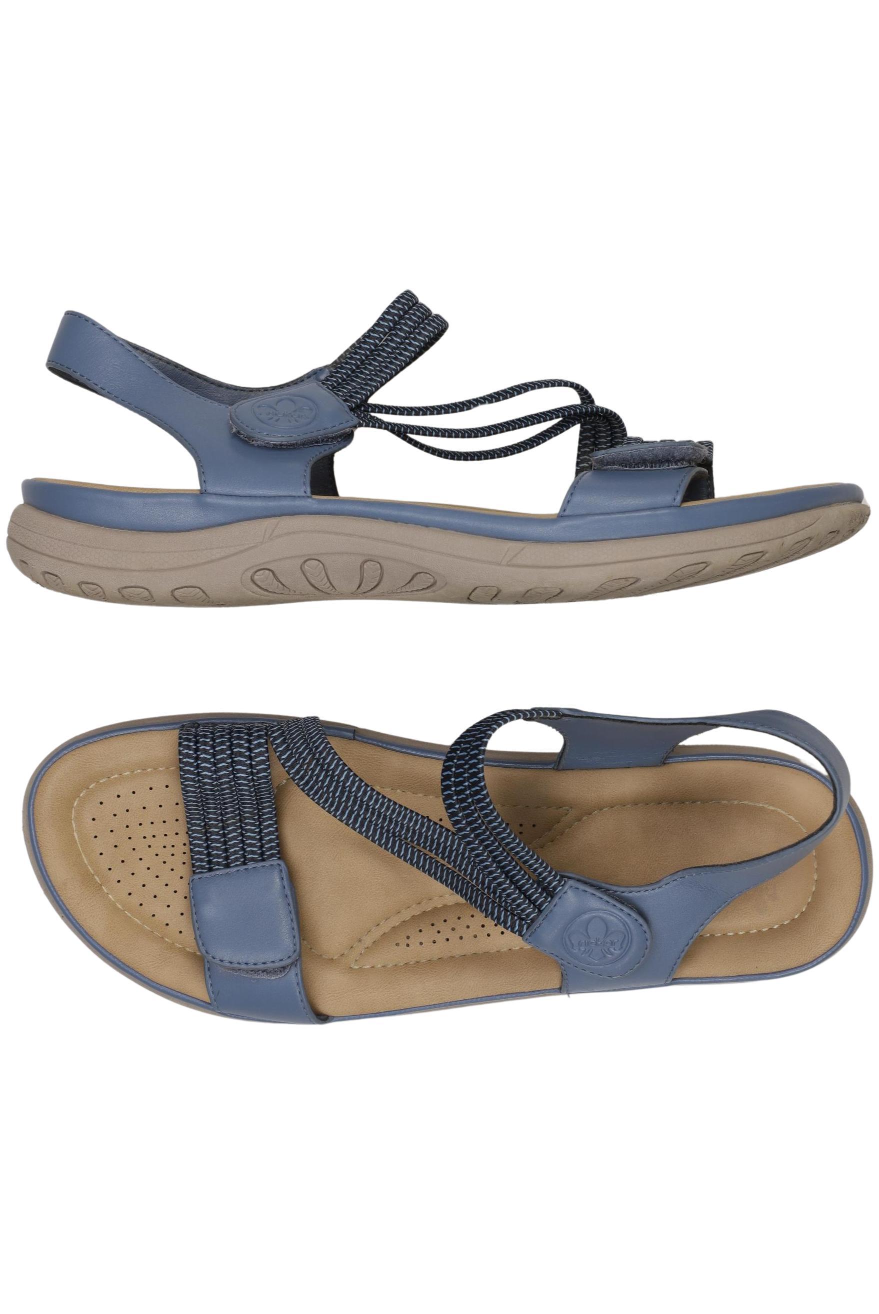 

Rieker Damen Sandale, blau, Gr. 42