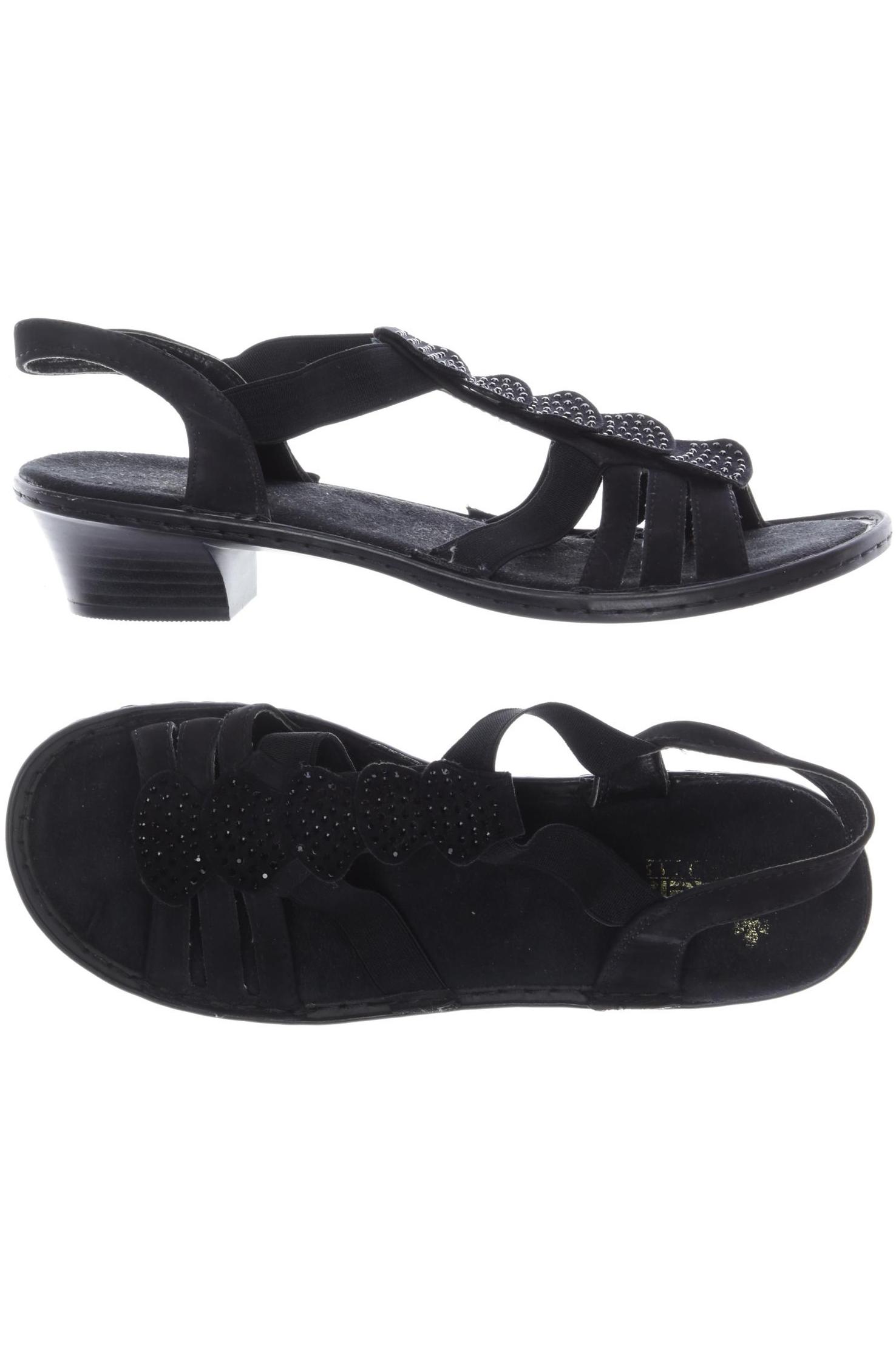 

Rieker Damen Sandale, schwarz, Gr. 41