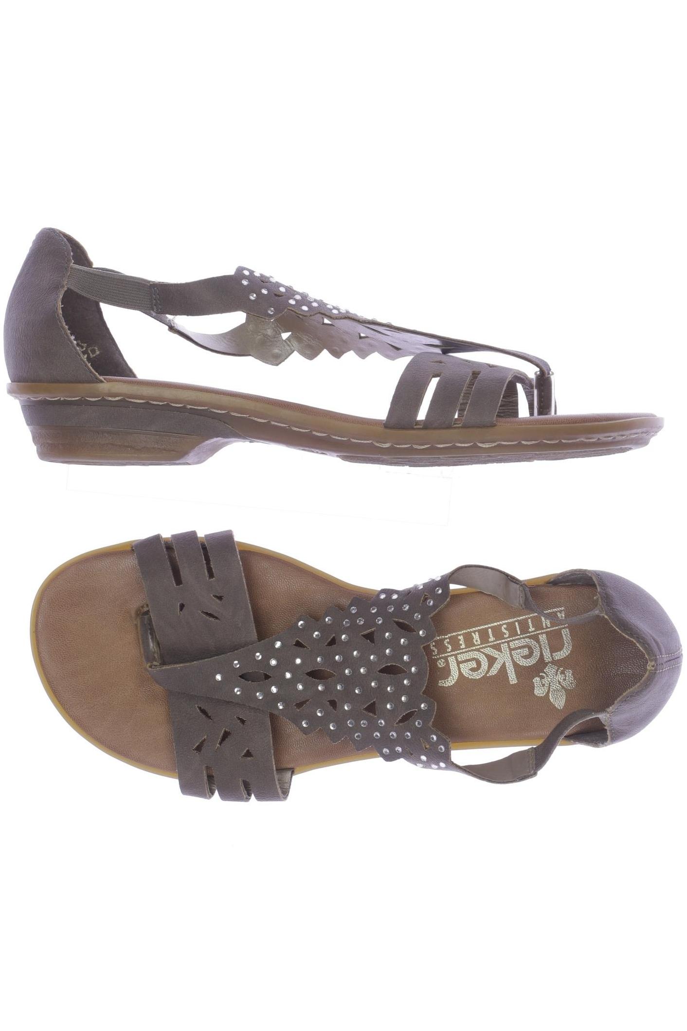 

Rieker Damen Sandale, braun, Gr. 37