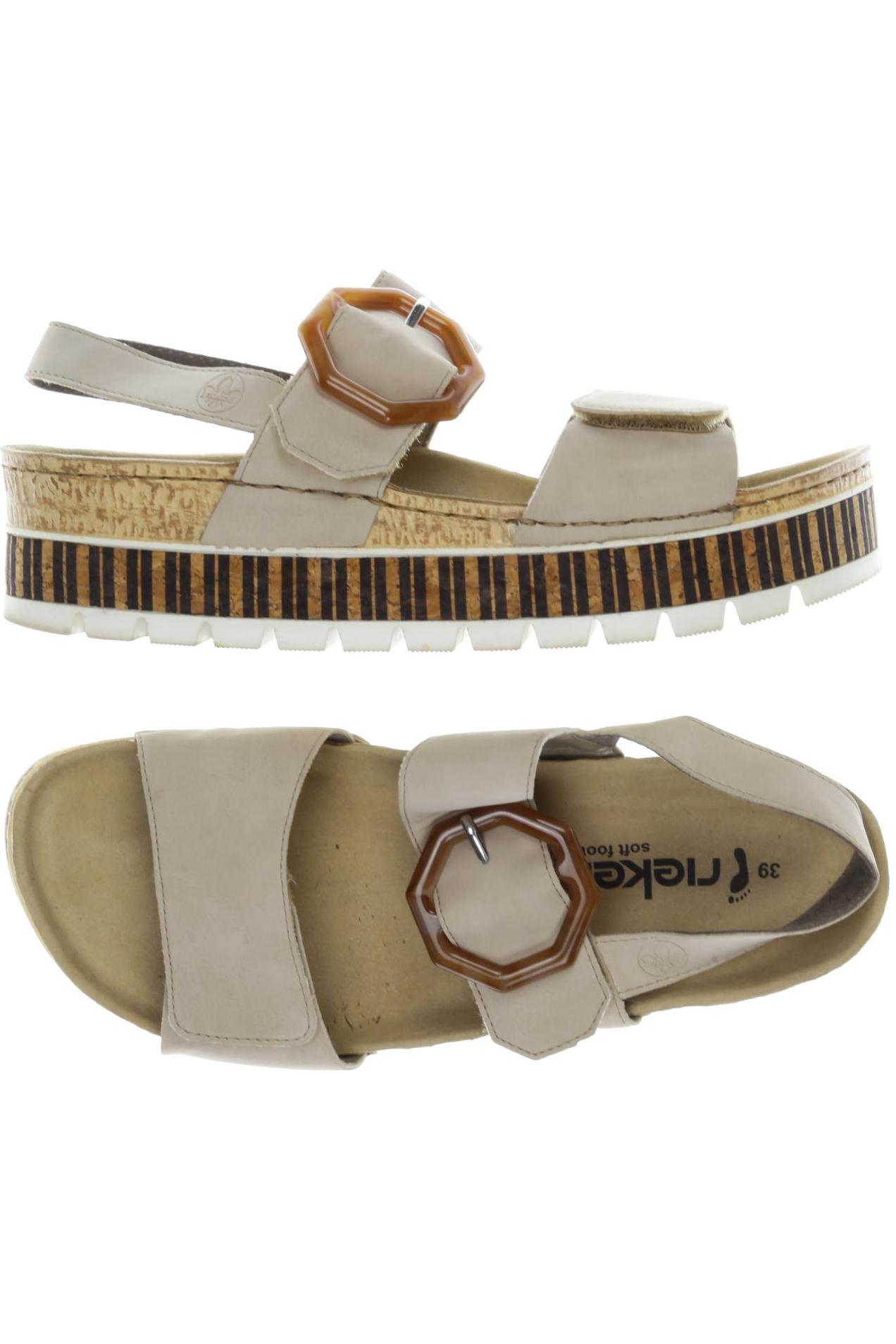 

Rieker Damen Sandale, beige, Gr. 39