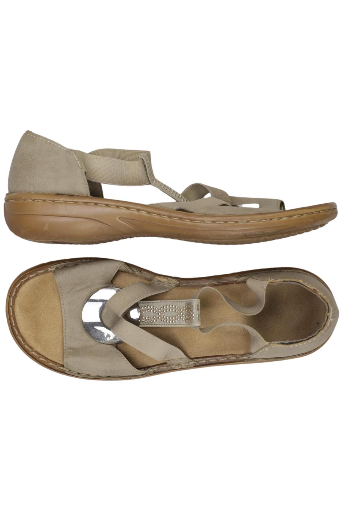 

Rieker Damen Sandale, beige, Gr. 37