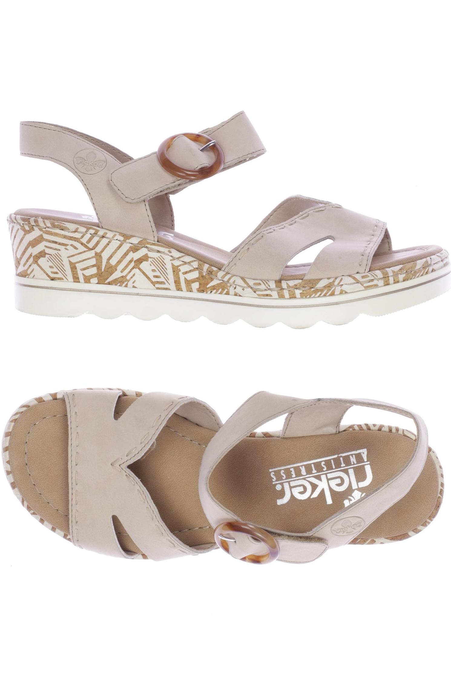 

Rieker Damen Sandale, beige, Gr. 36