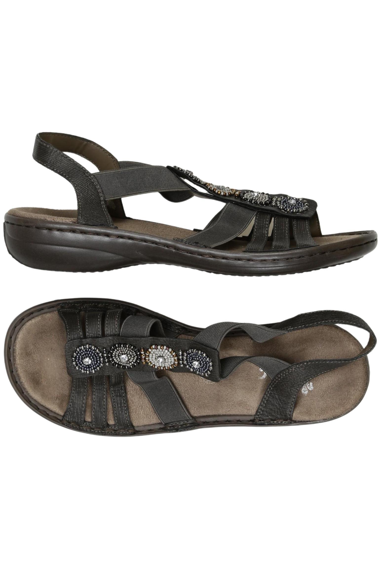 

Rieker Damen Sandale, grau, Gr. 38