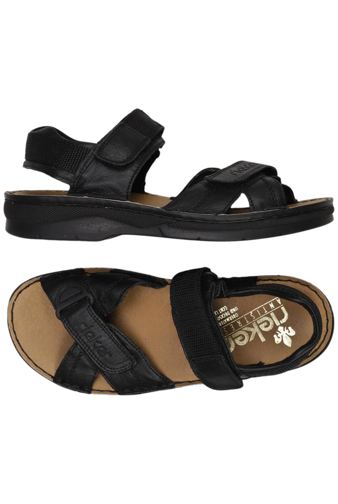 

Rieker Damen Sandale, schwarz, Gr. 36