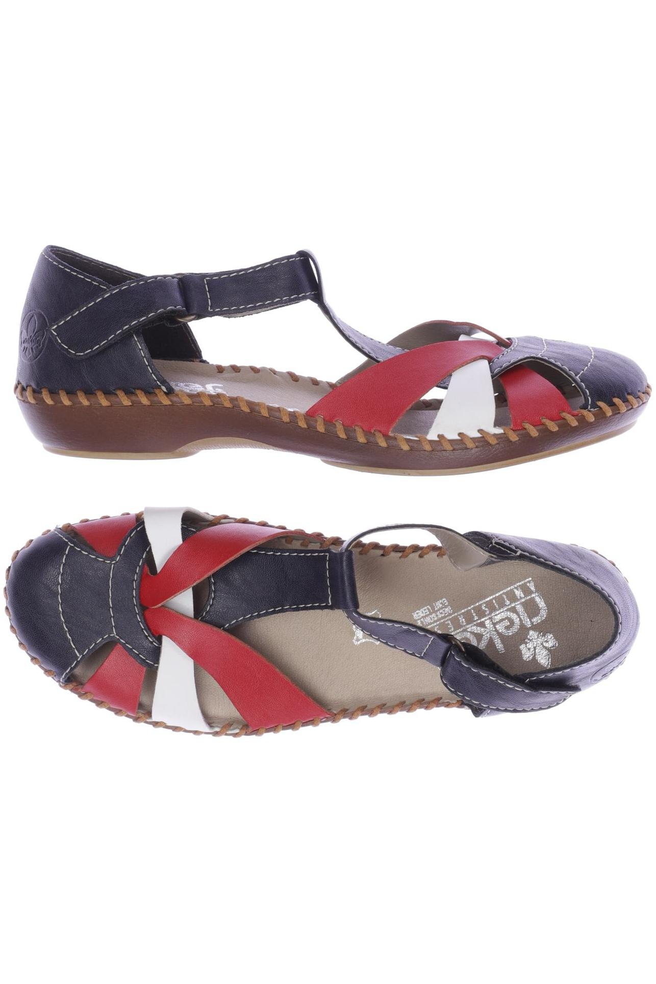 

Rieker Damen Sandale, marineblau, Gr. 40