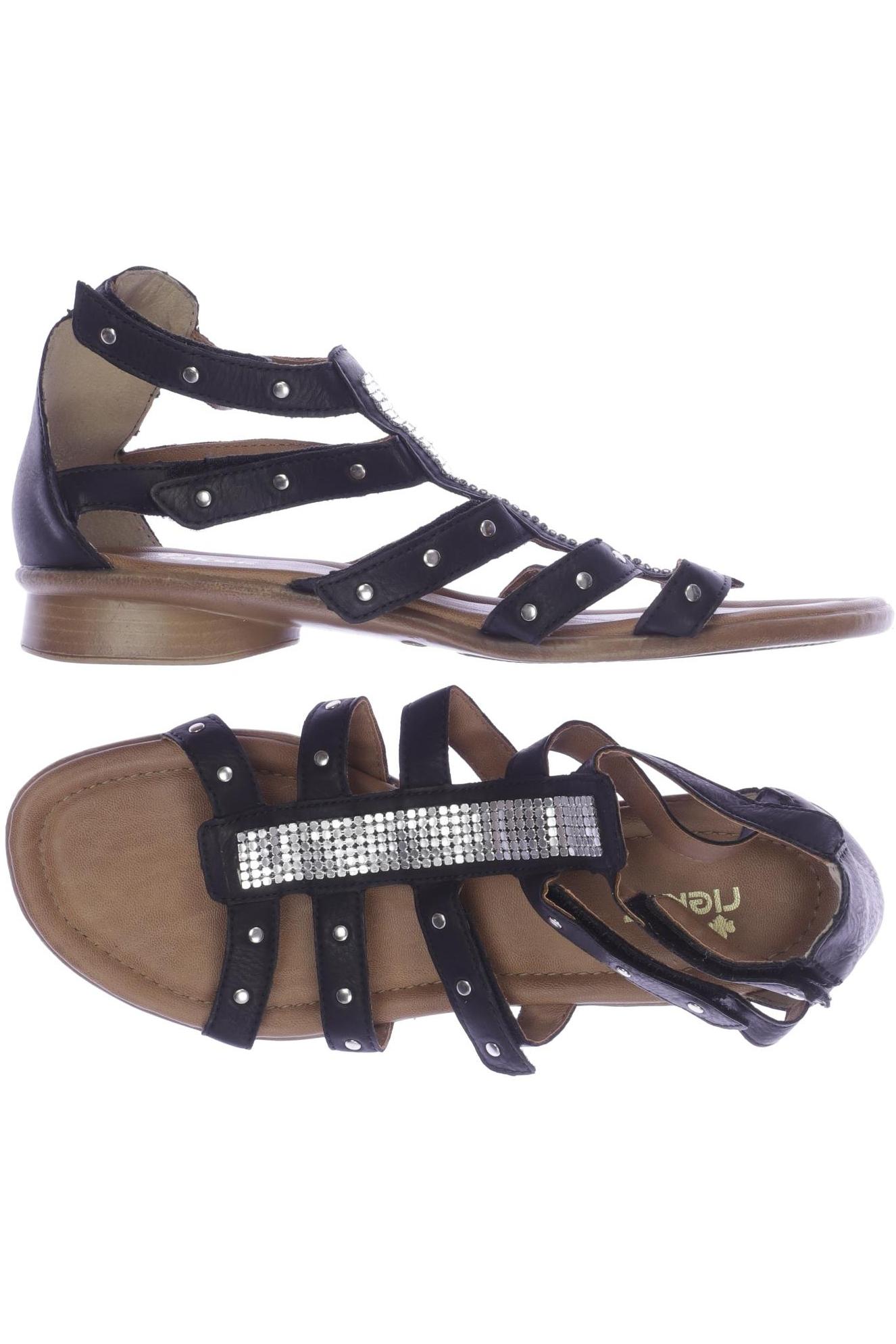 

Rieker Damen Sandale, schwarz