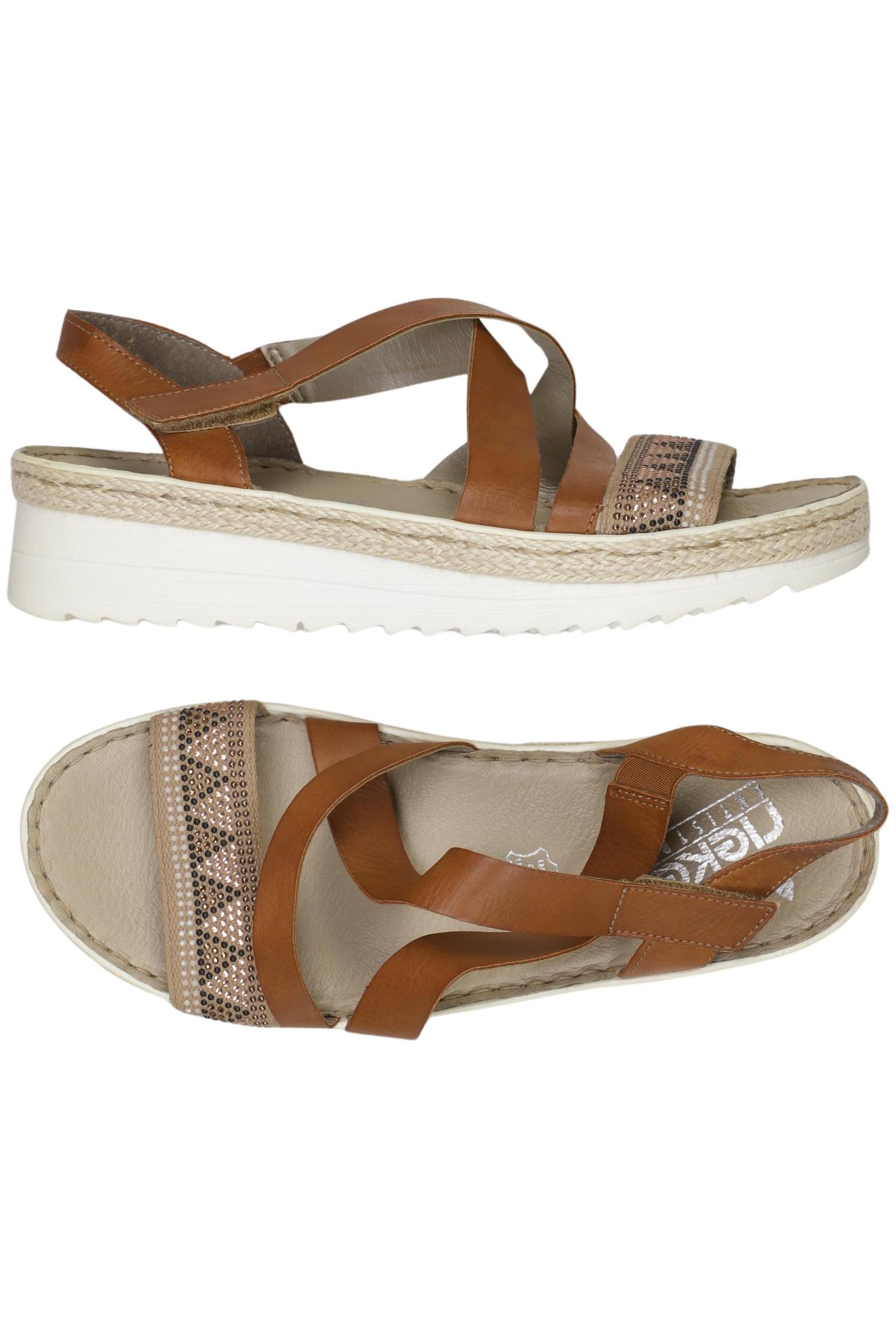 

Rieker Damen Sandale, braun, Gr. 39