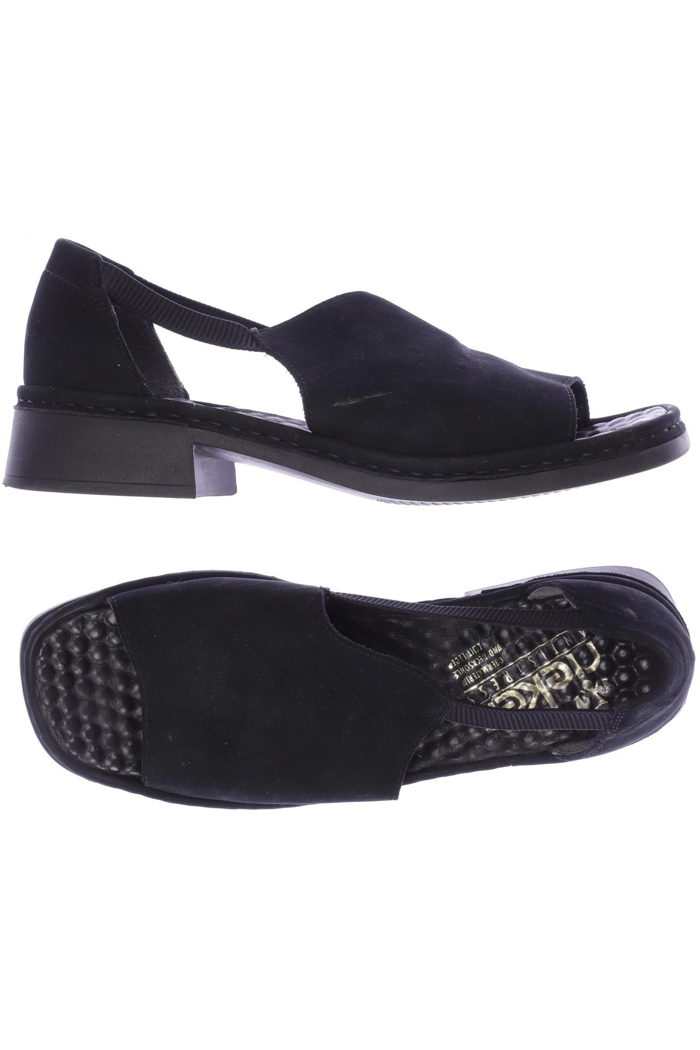 

Rieker Damen Sandale, schwarz, Gr. 39