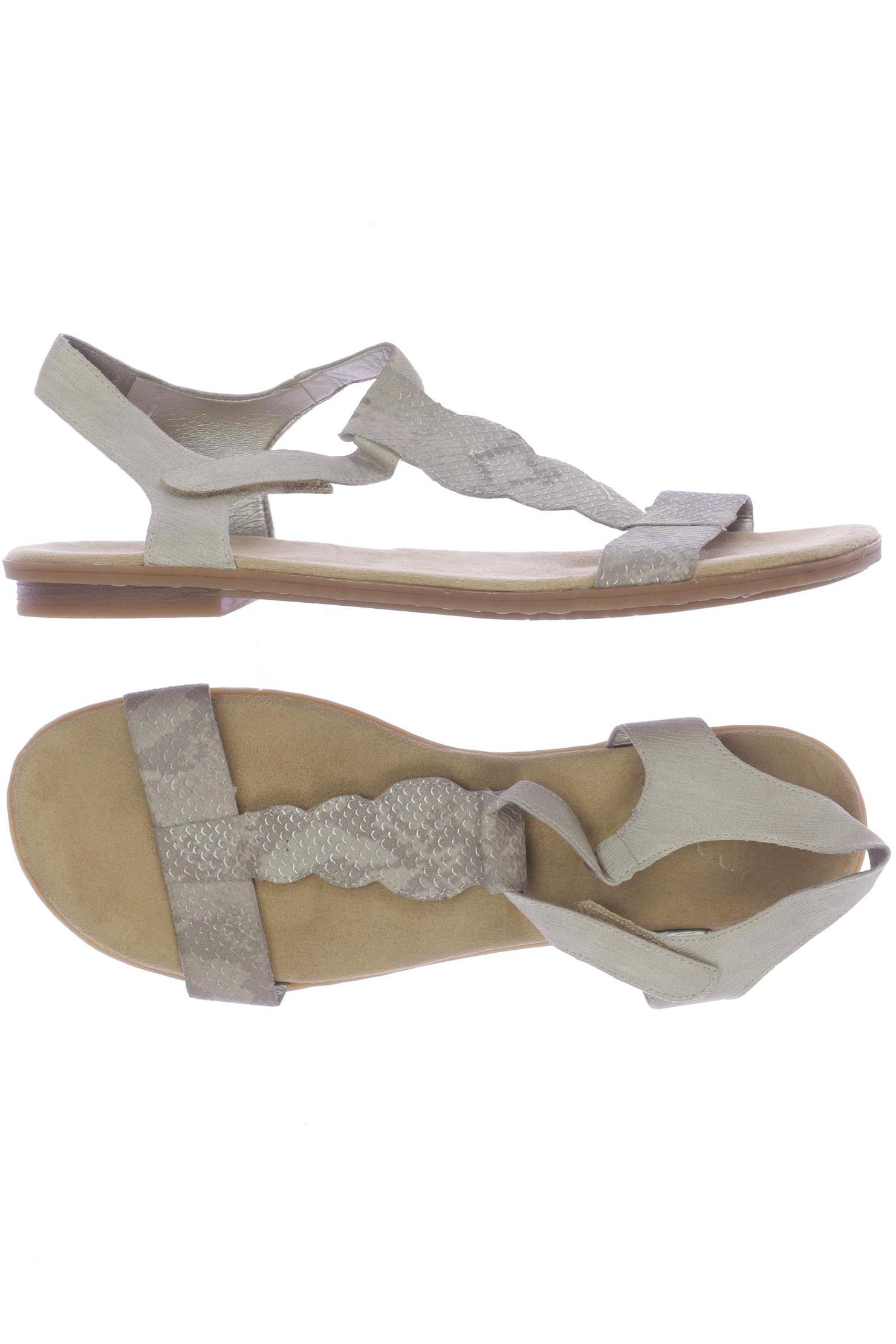 

Rieker Damen Sandale, beige, Gr. 43
