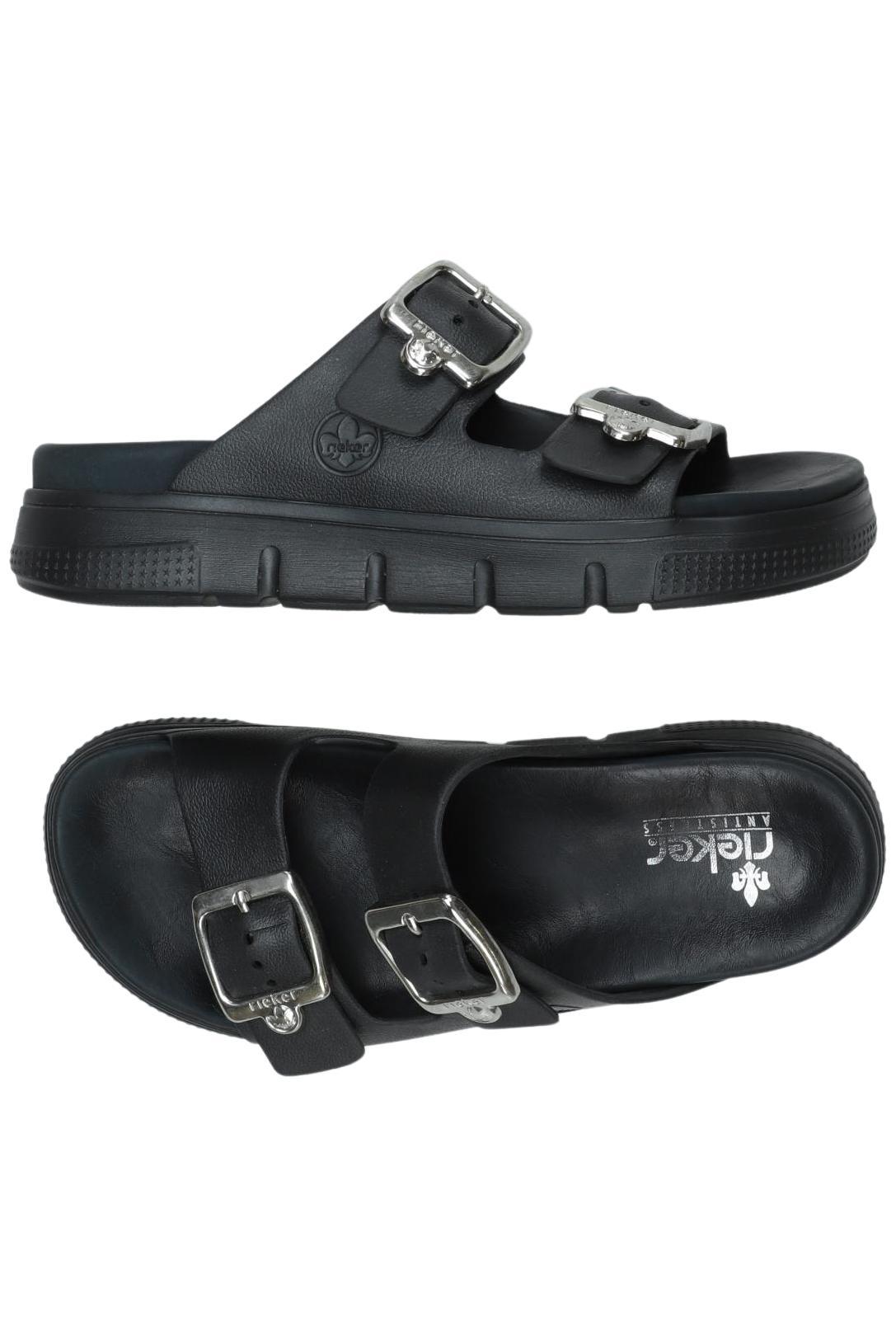 

Rieker Damen Sandale, schwarz, Gr. 38