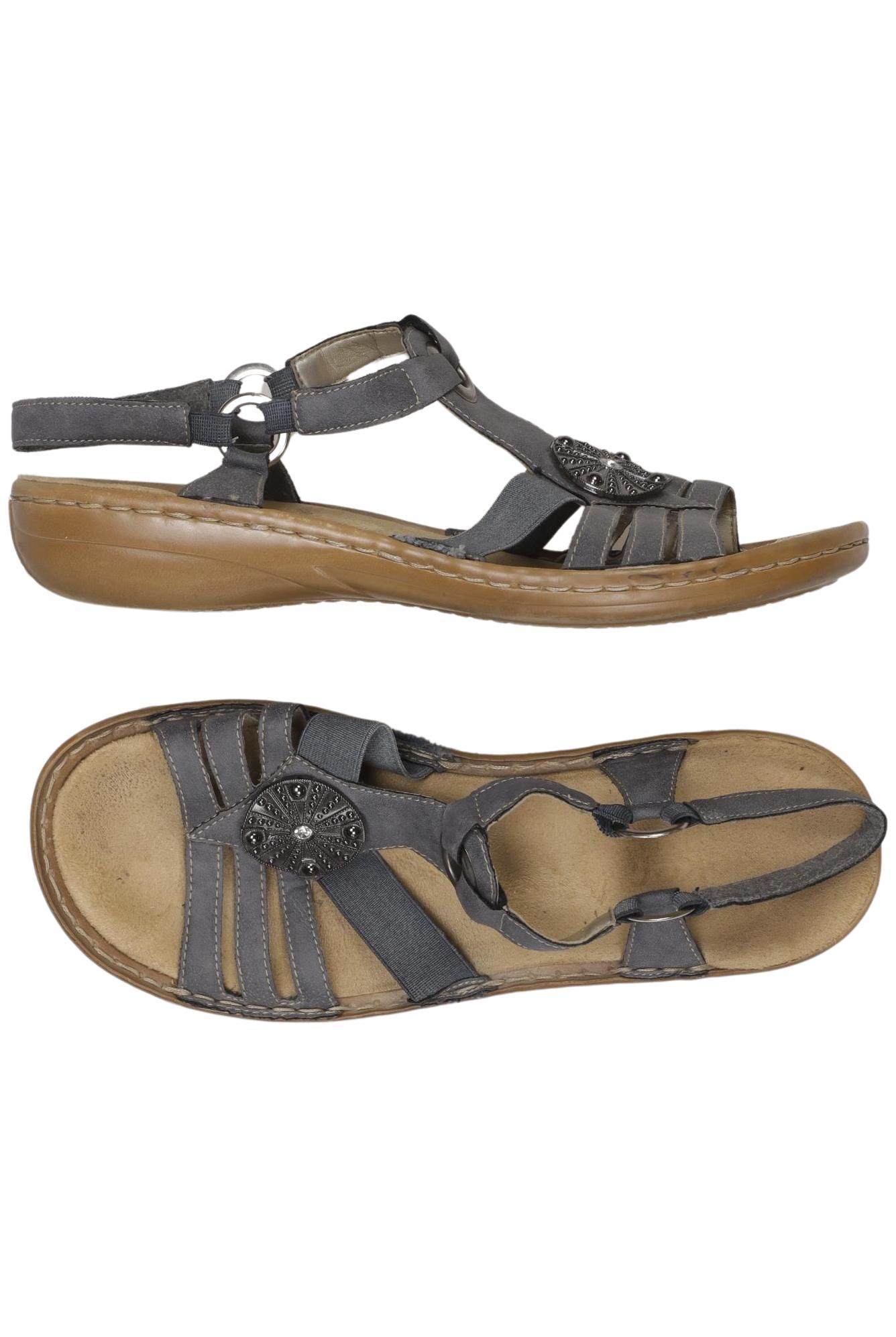 

Rieker Damen Sandale, grau, Gr. 37