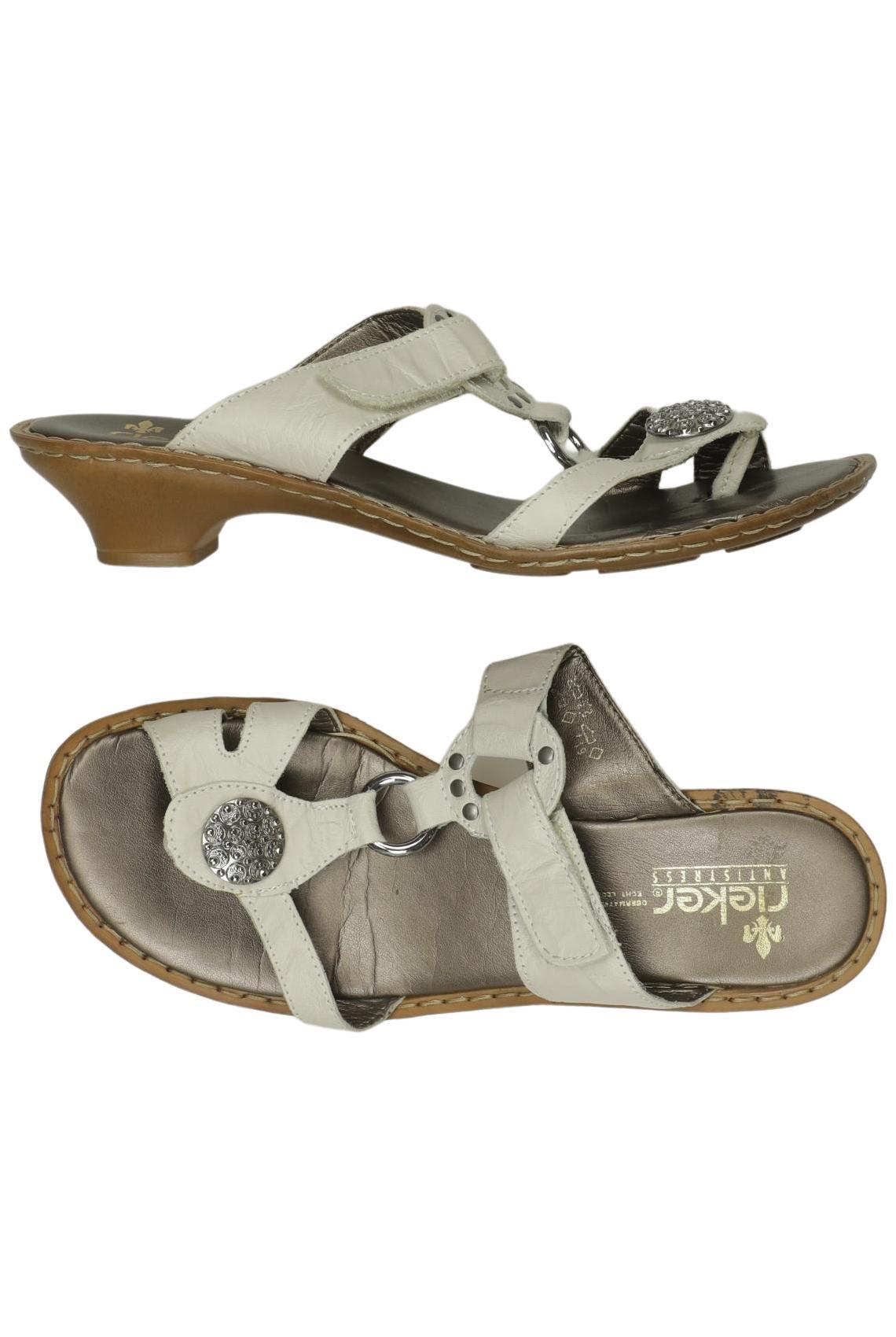 

Rieker Damen Sandale, cremeweiß, Gr. 39