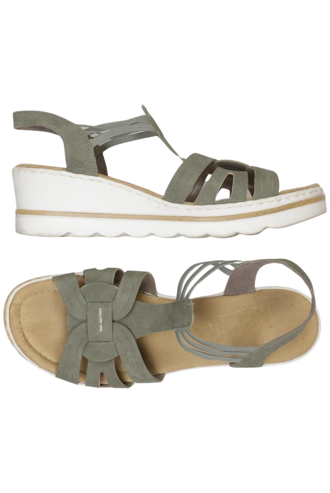 

Rieker Damen Sandale, grün, Gr. 40