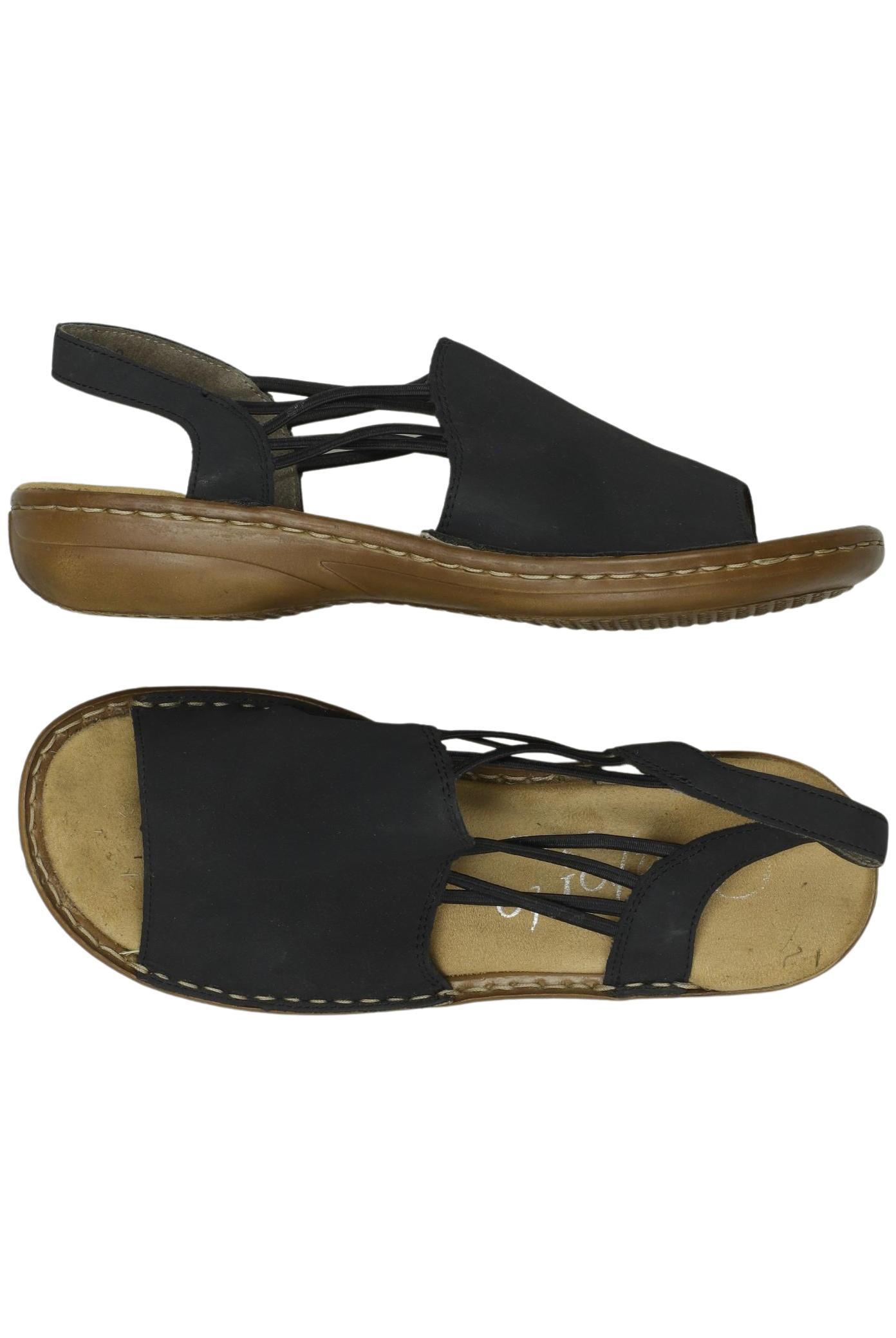 

Rieker Damen Sandale, schwarz, Gr. 38