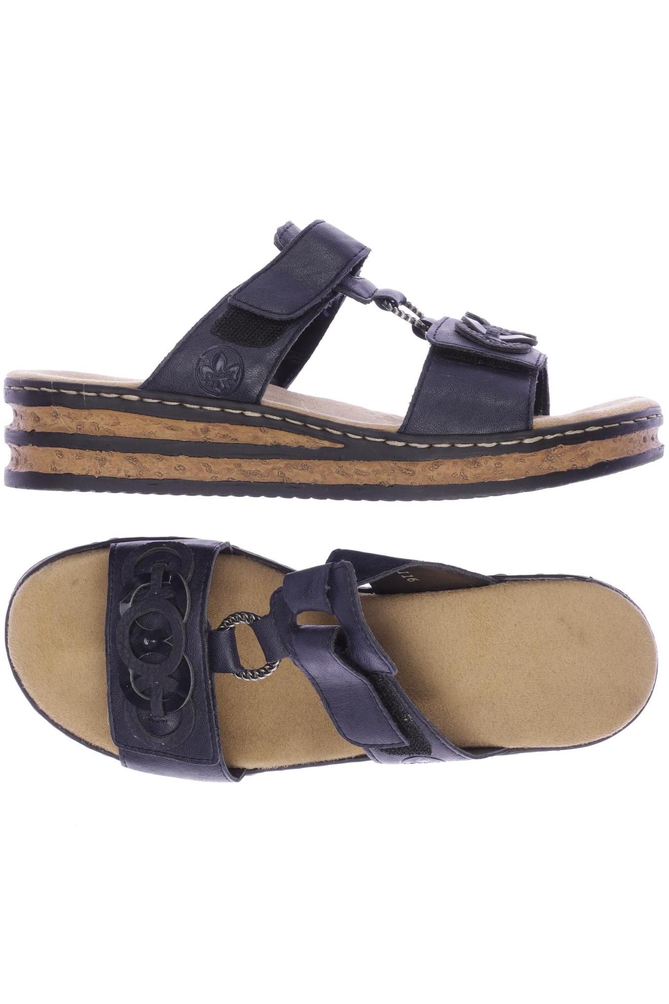 

Rieker Damen Sandale, marineblau, Gr. 37