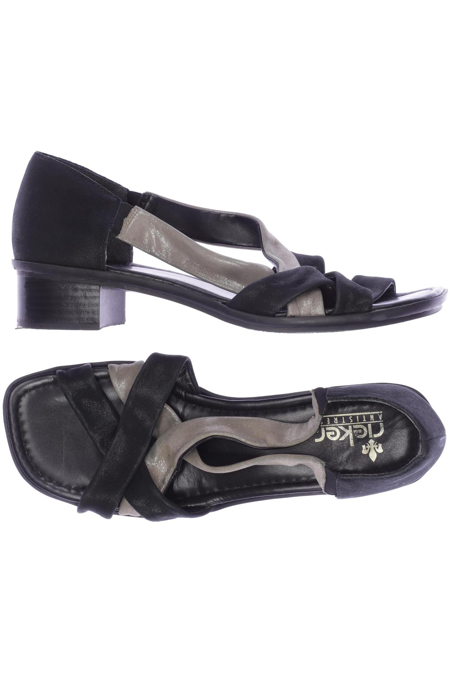 

Rieker Damen Sandale, schwarz, Gr. 39