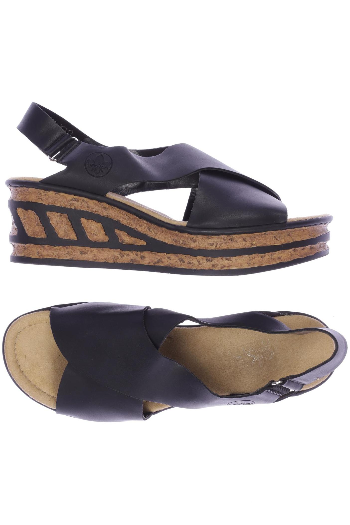

Rieker Damen Sandale, schwarz, Gr. 41