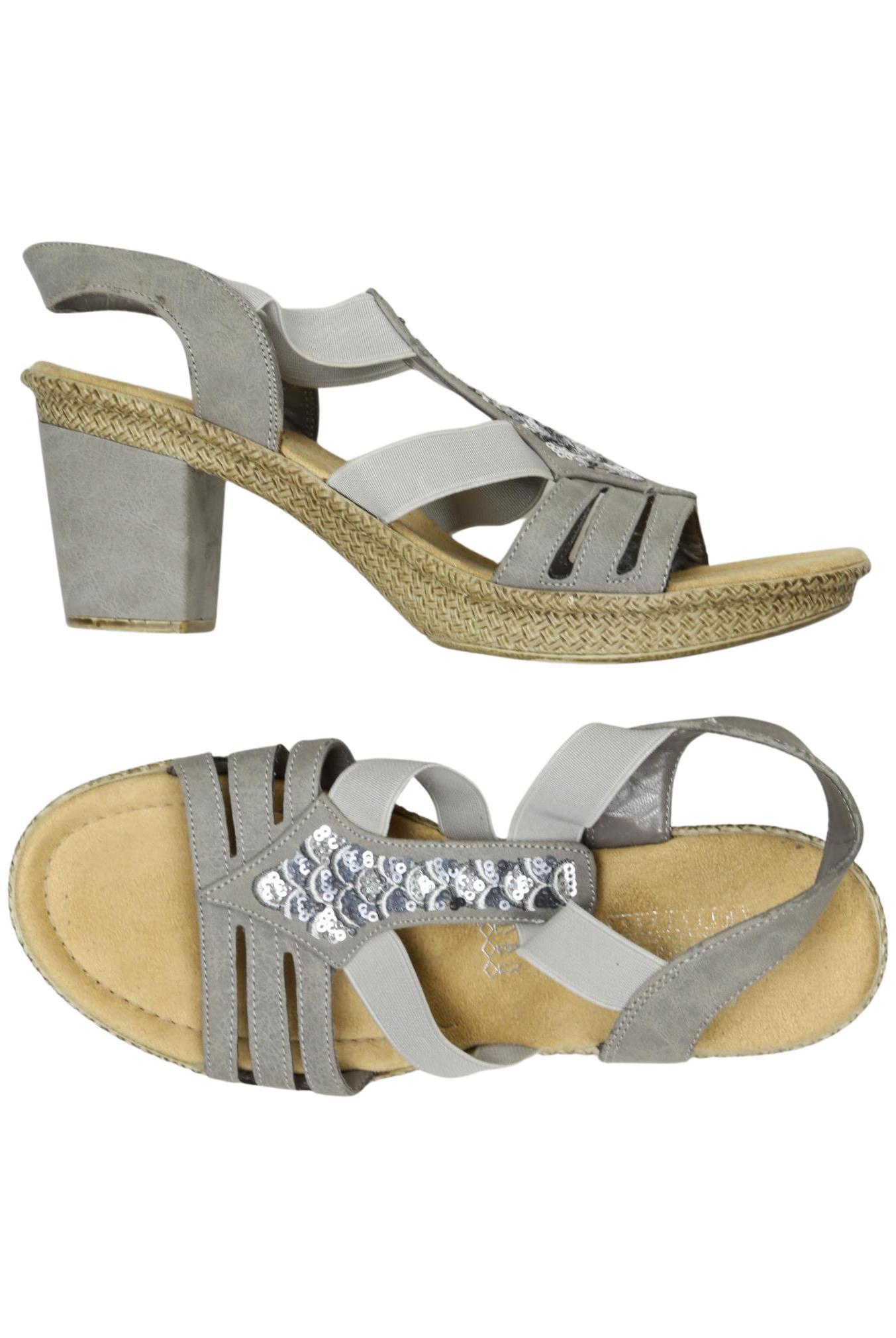 

Rieker Damen Sandale, grau, Gr. 39