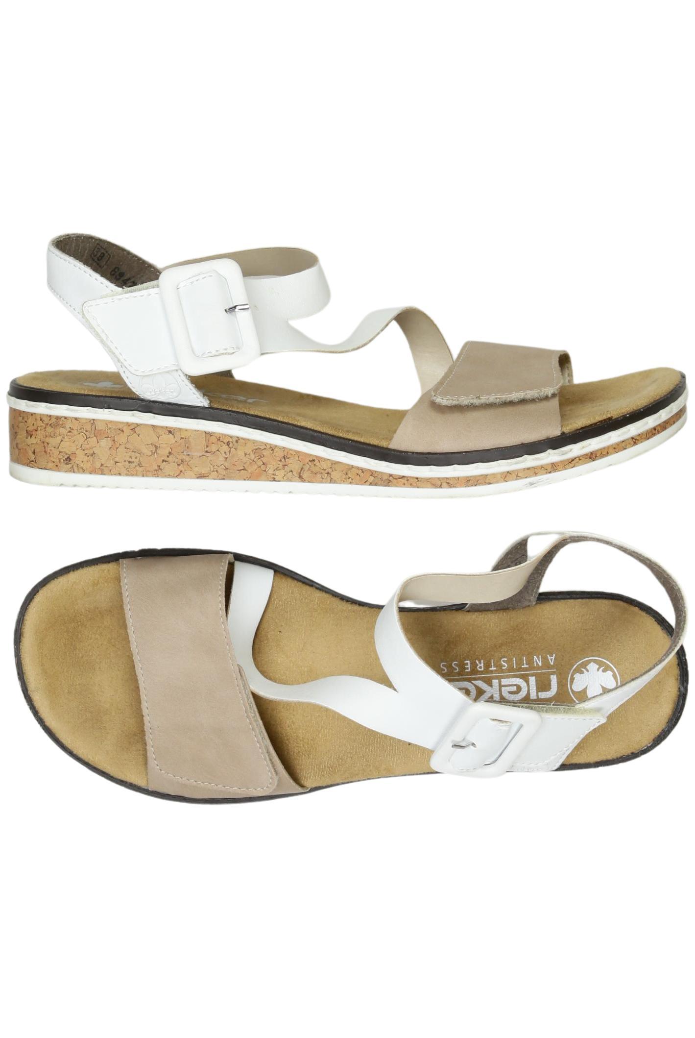 

Rieker Damen Sandale, weiß, Gr. 38