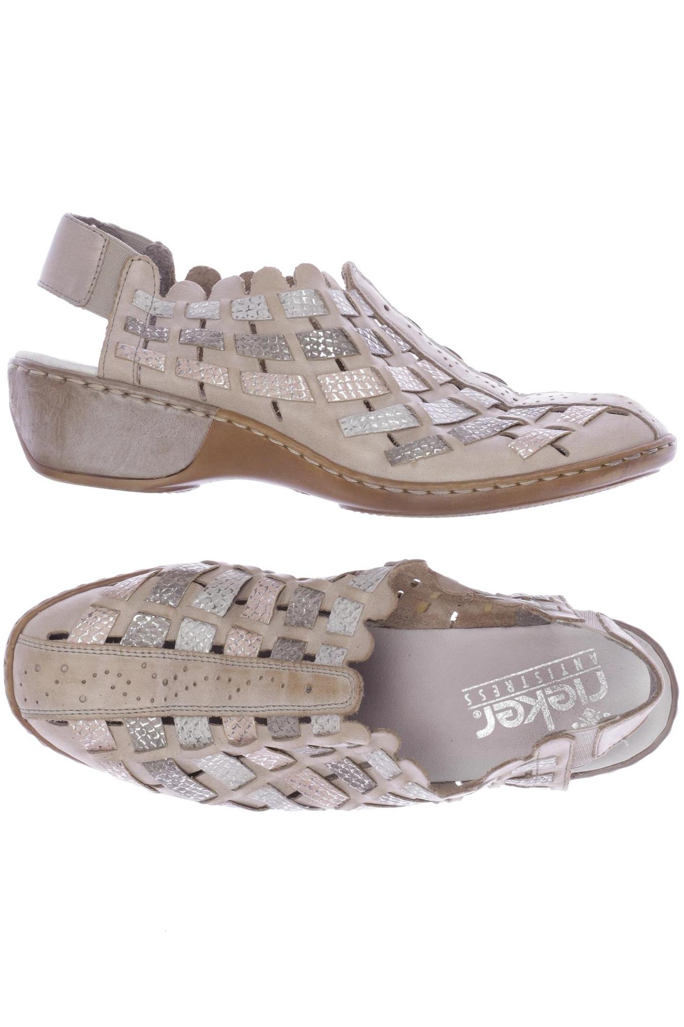 

Rieker Damen Sandale, beige, Gr. 39